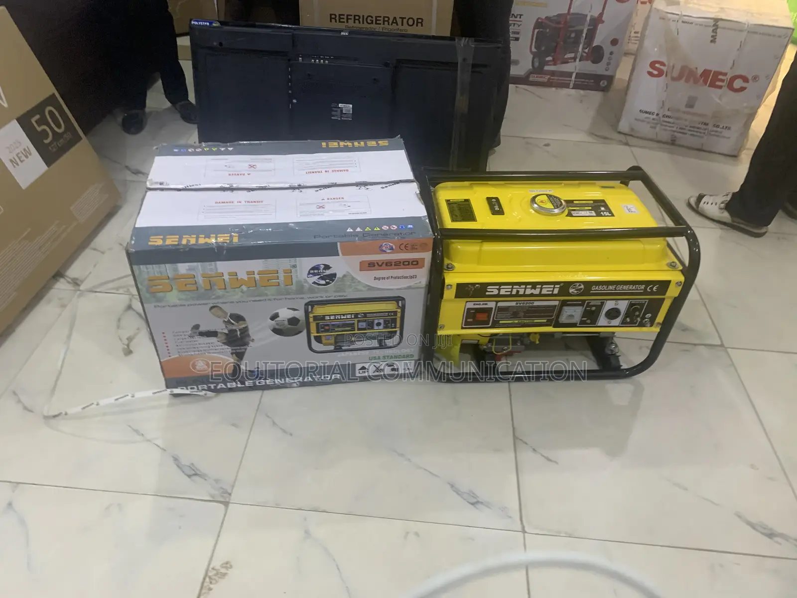 Sv6200 Portable Generator Operation Maintenance Guide