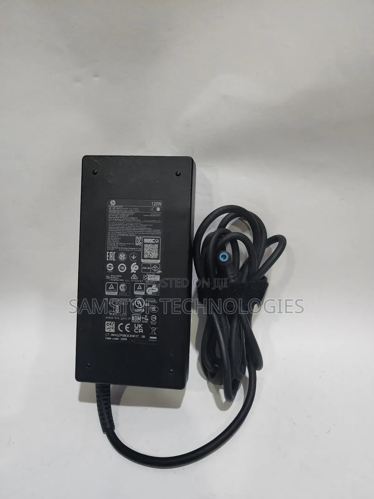 Hp Blue Mouth Follow Come 120w Laptop Power Adapter Charger.