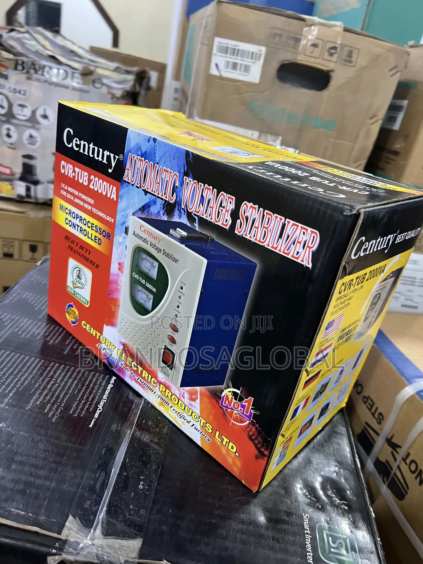 CVR-Tub2000va Century Voltage Stabilizer | Efficient
