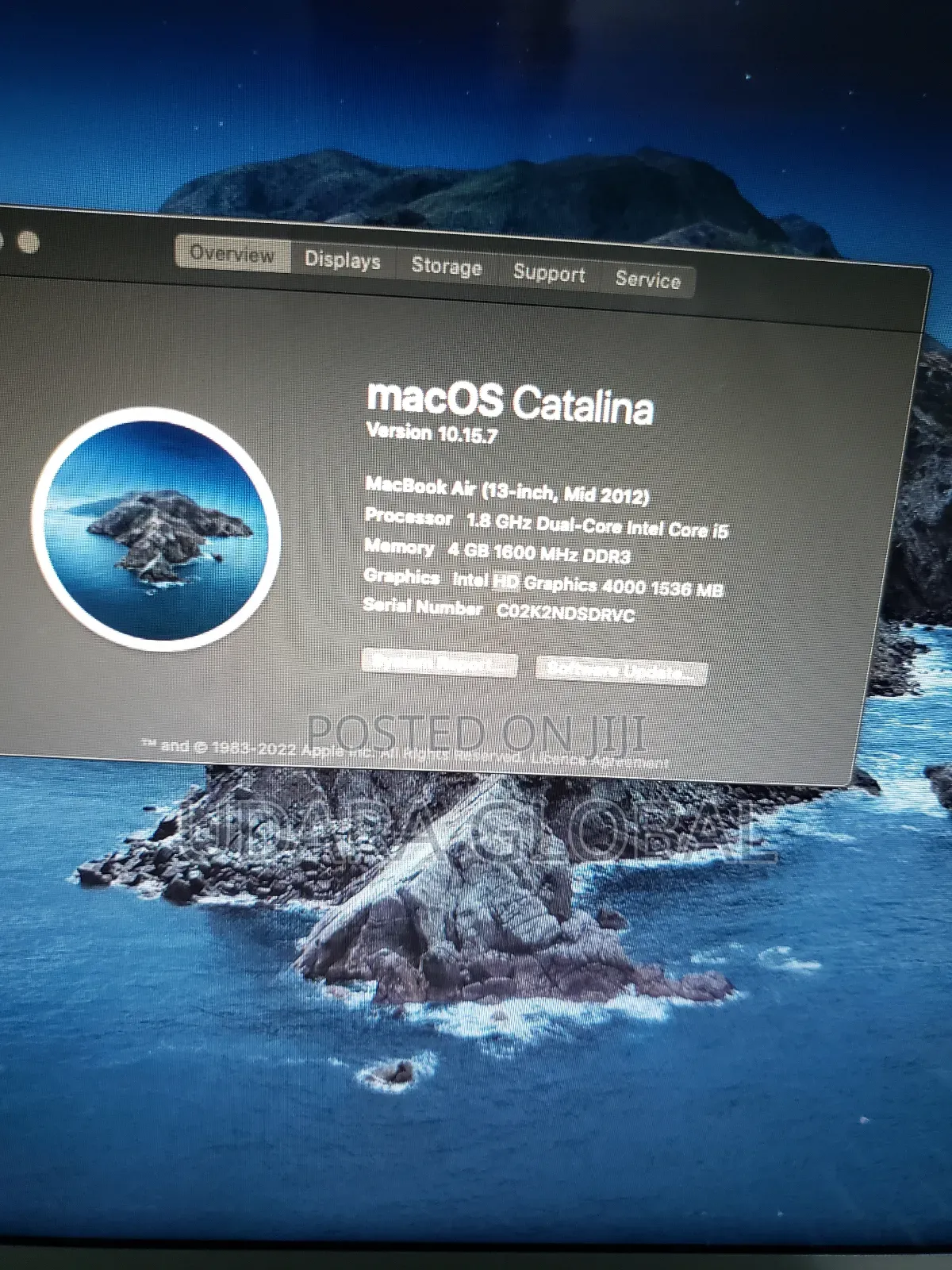 Laptop Apple MacBook Pro 2012 4GB Intel Core I5 SSD 128GB