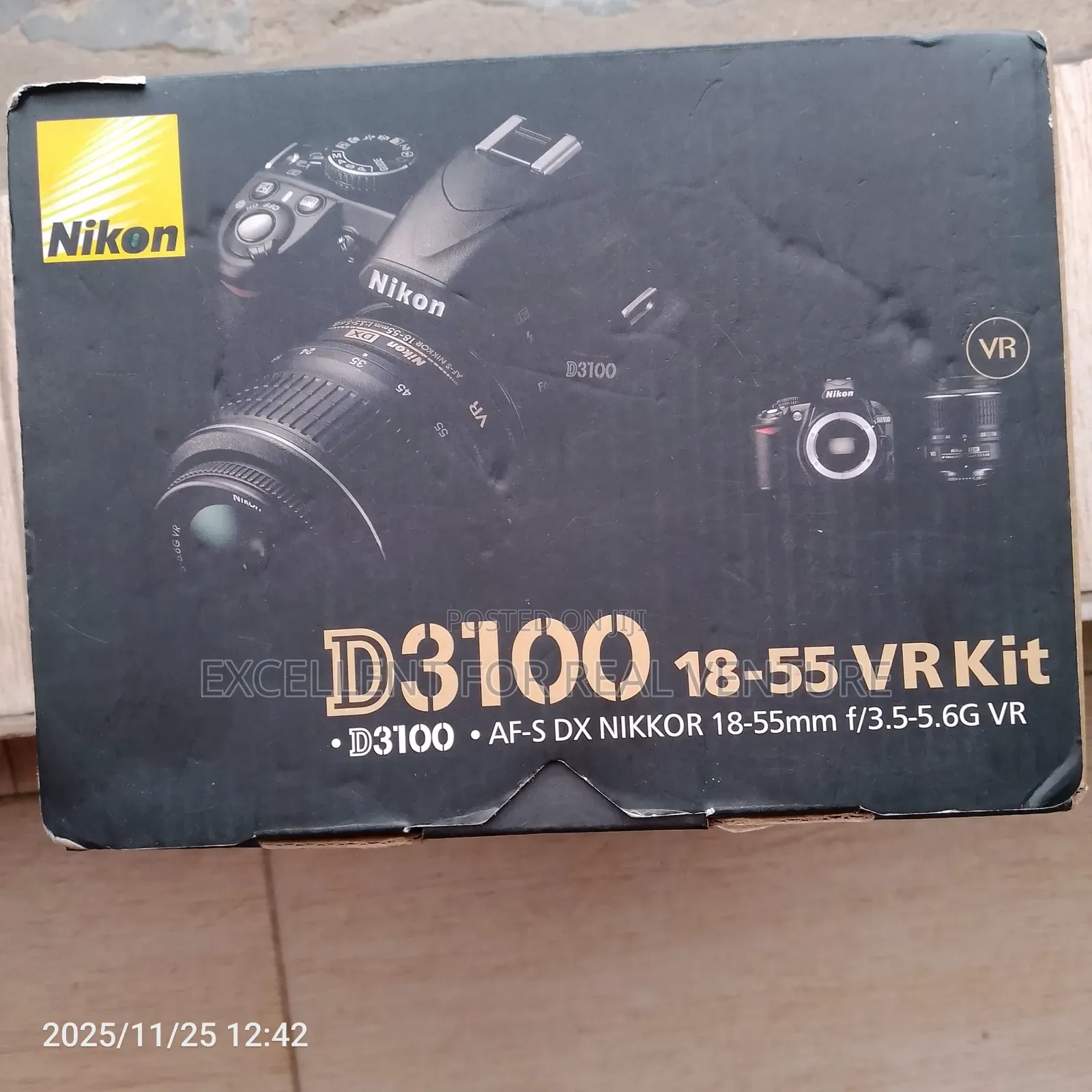 Nikon D3100 With Kit Lens 18--55mm