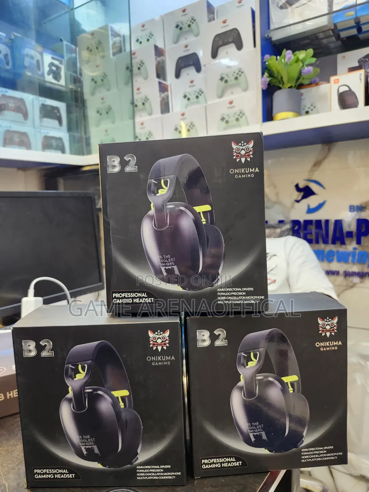 B2 Noise-cancelling Gaming Headset – 20mw Driver Power