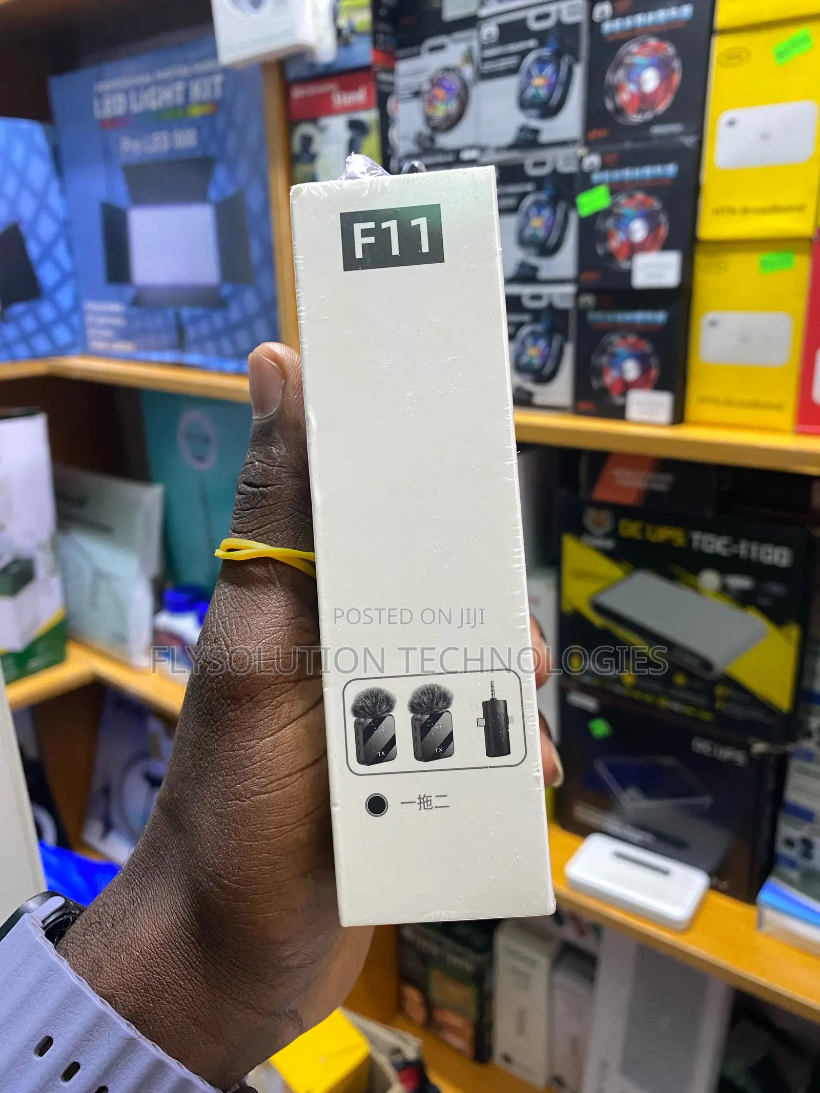 F11-2 Double Wireless Microphone Active Noice Cancellation