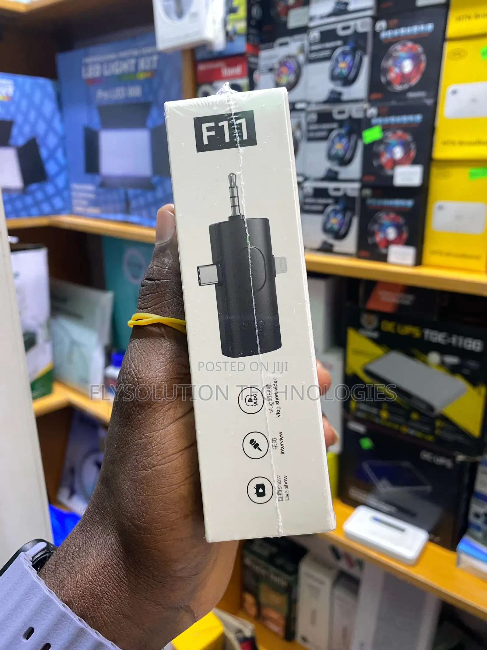 F11-2 Double Wireless Microphone Active Noice Cancellation