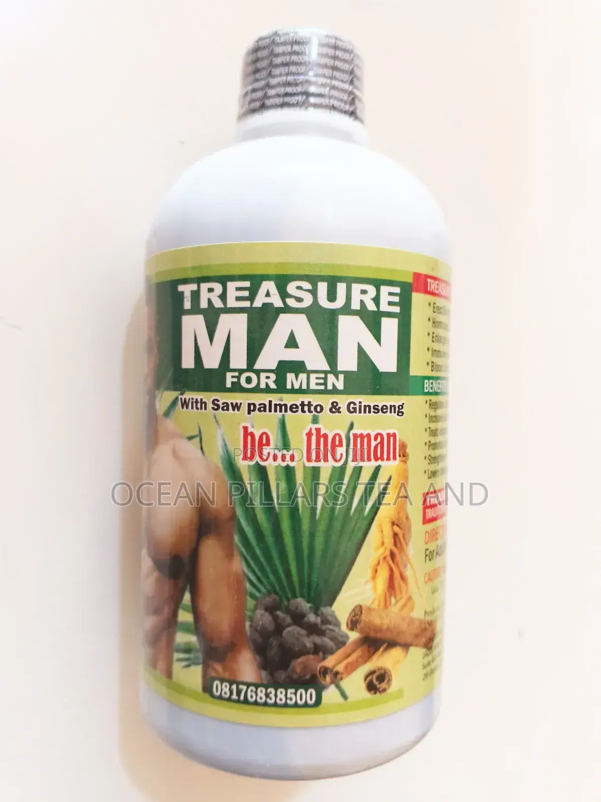 Treasure Man for Men (Be the Man) 100%Natural