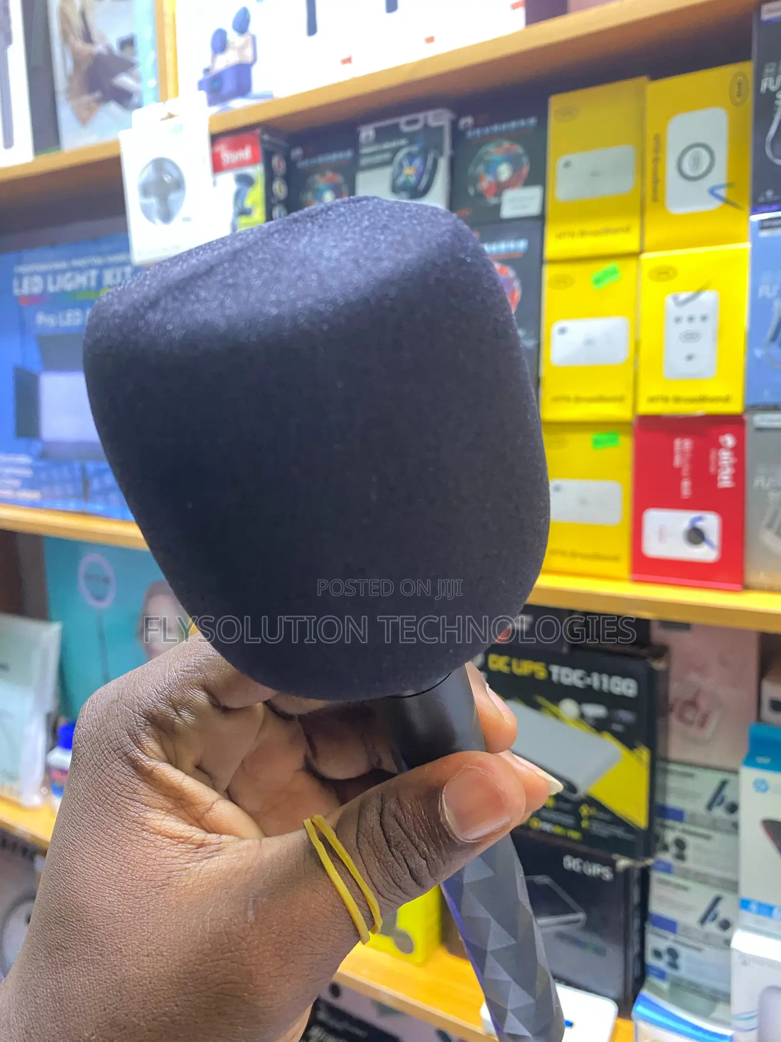Interview Mic Wireless Podcast Microphone Handheld Stick