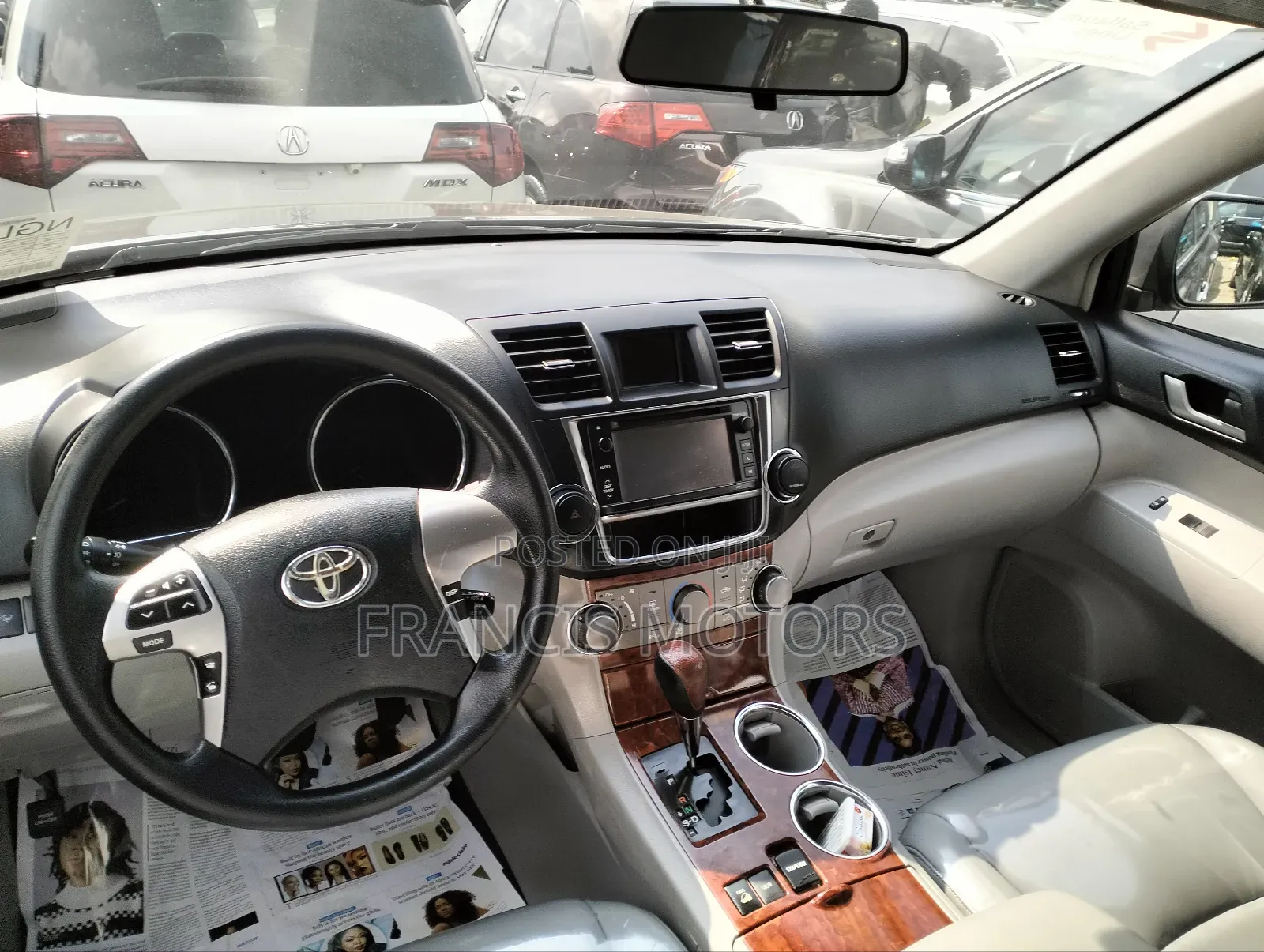 Toyota Highlander 3.5L 4WD 2013 Gray