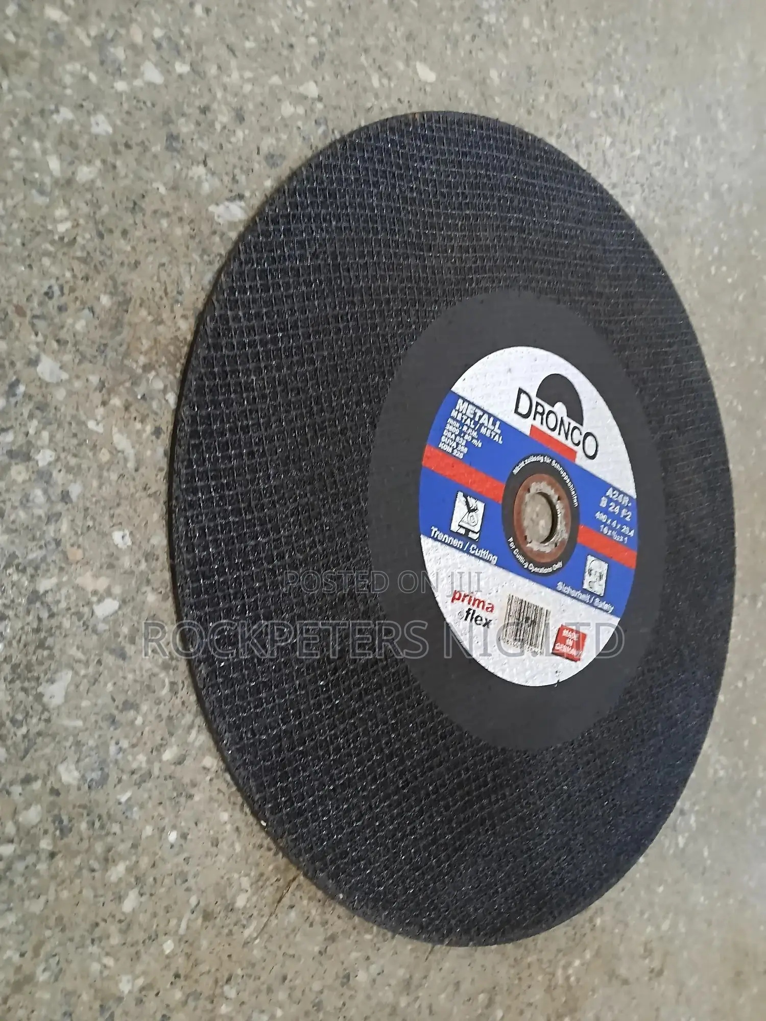 Dronco 400 X 4 X 25.4 16" Metal Cutting Disc