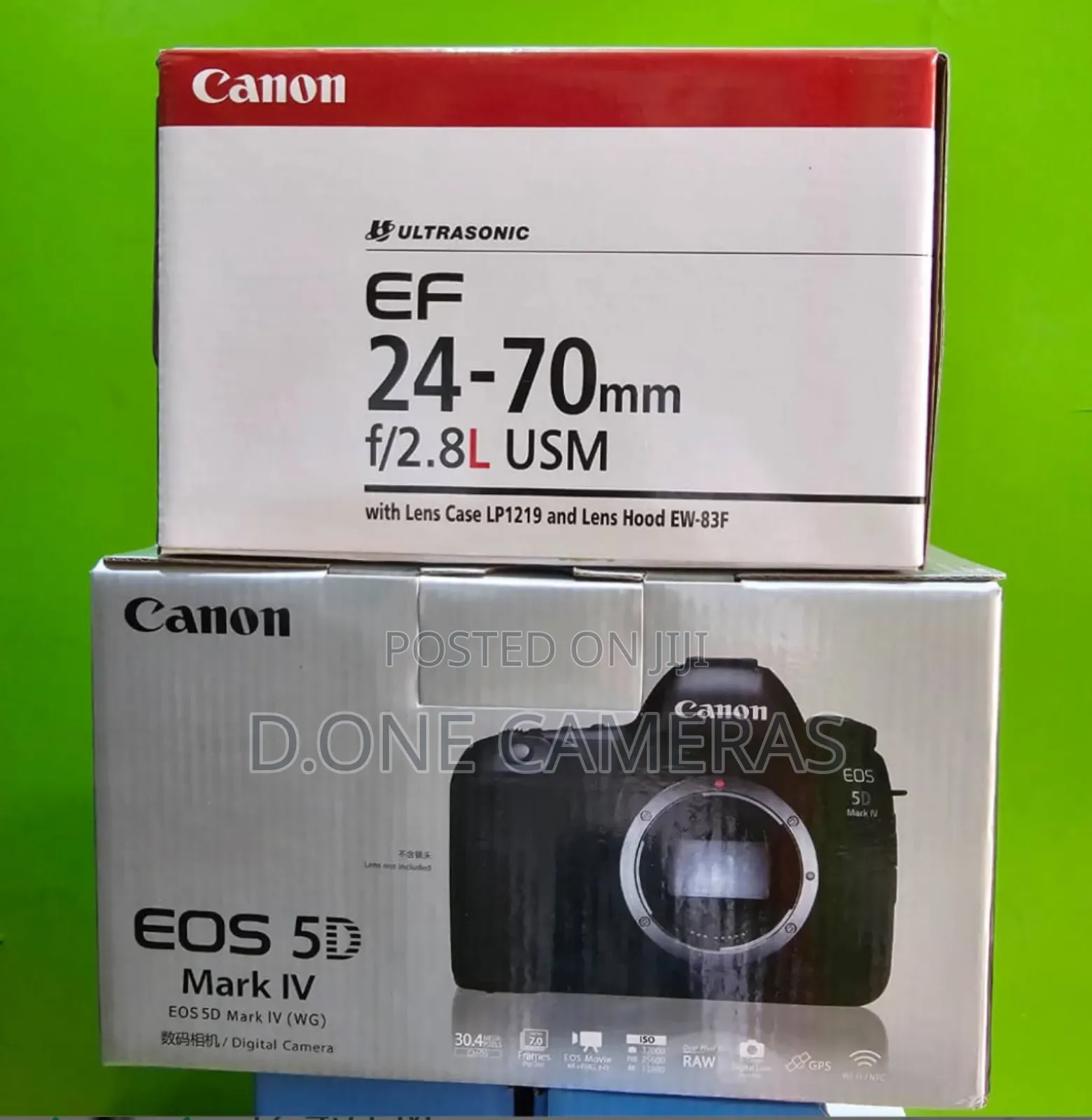 Canon 5d Mark Iv Full Frame Camera With Ef 24-70mm Usm Lens