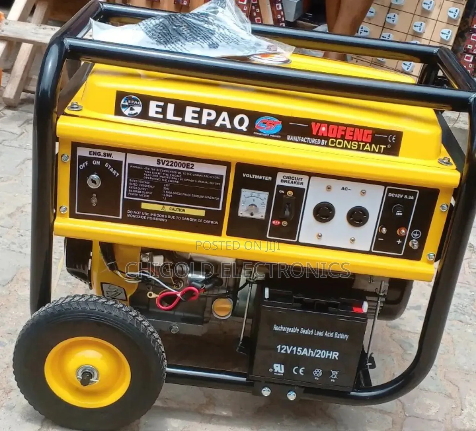 Original Elepaq Generator E2 4.5 Kva 100% Copper Coin