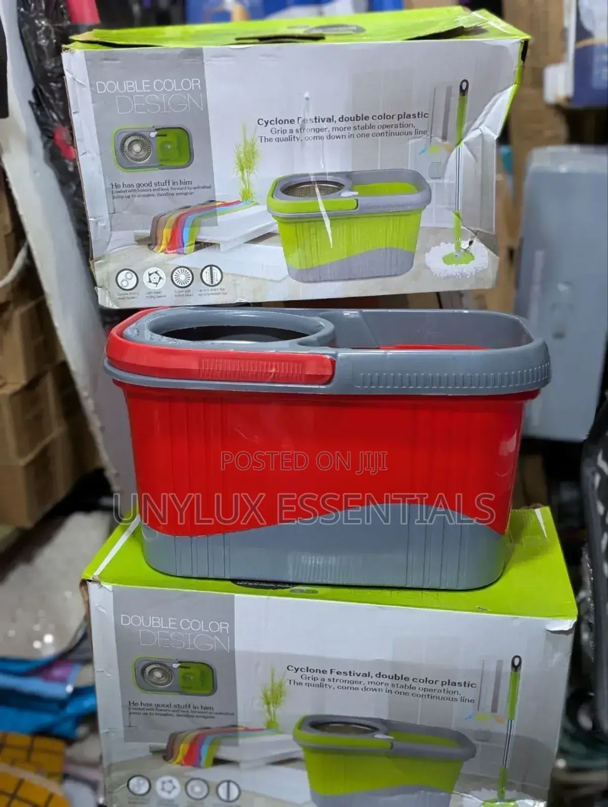 Stainless Steel Spin Mop and Bucket - 360 Degrees