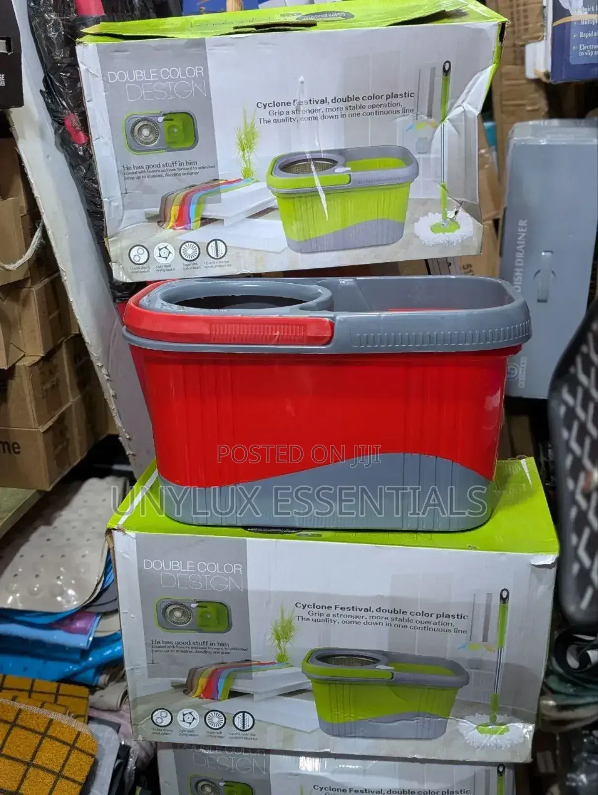Stainless Steel Spin Mop and Bucket - 360 Degrees
