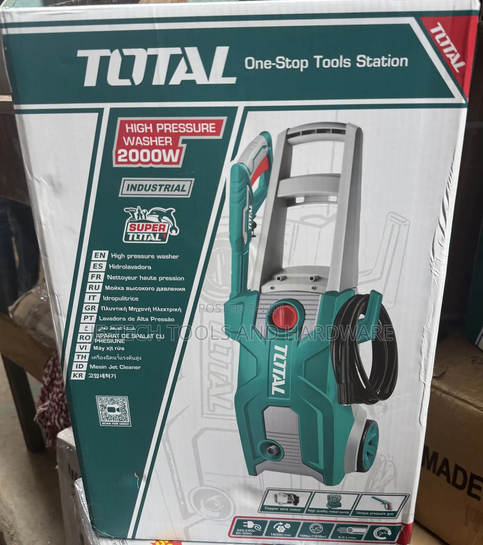 2000w Total High Pressure Washer.