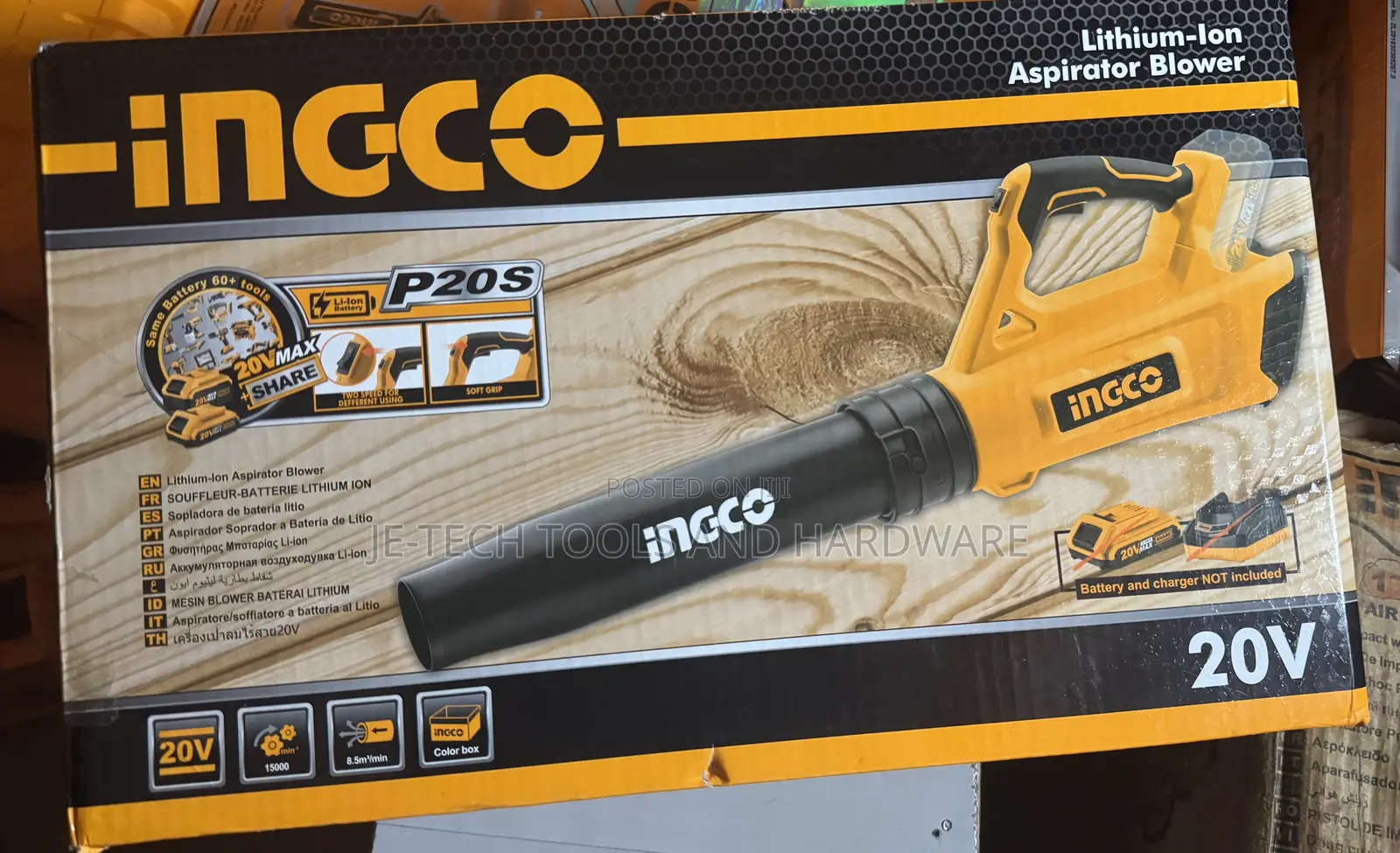 Ingco Lithium-ion Aspirator Blower