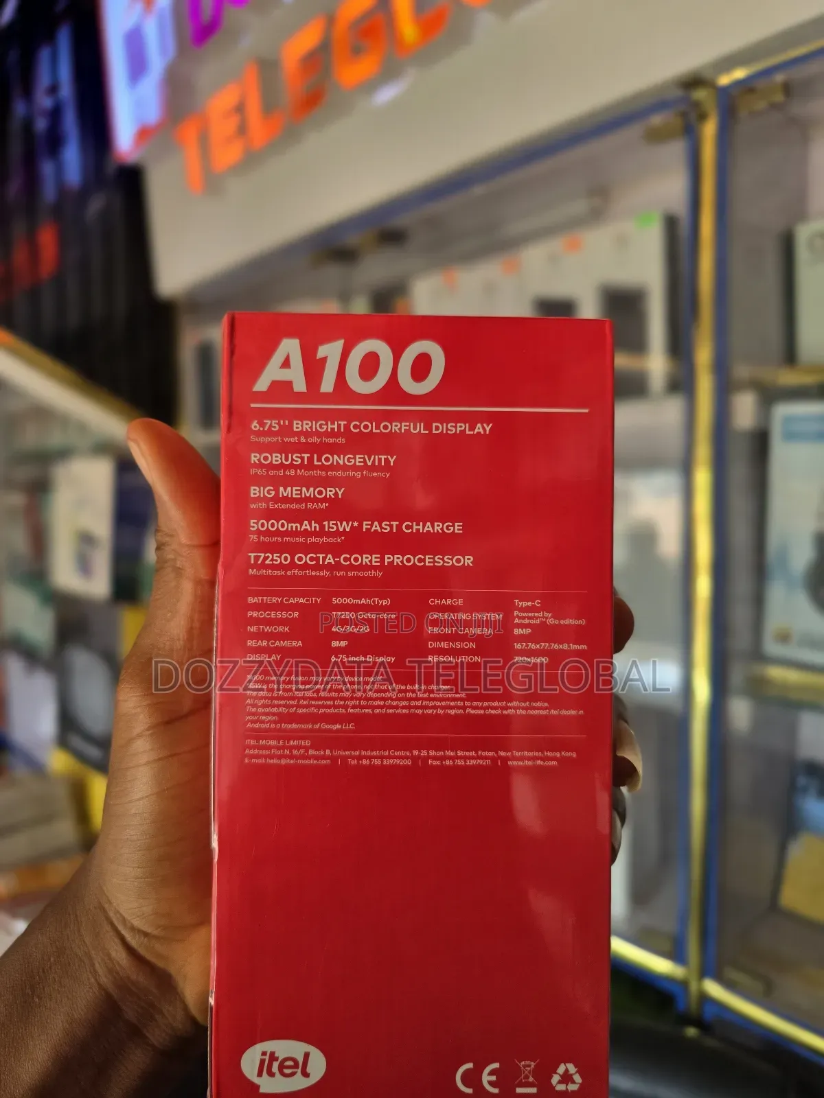 New Itel A100 128 GB