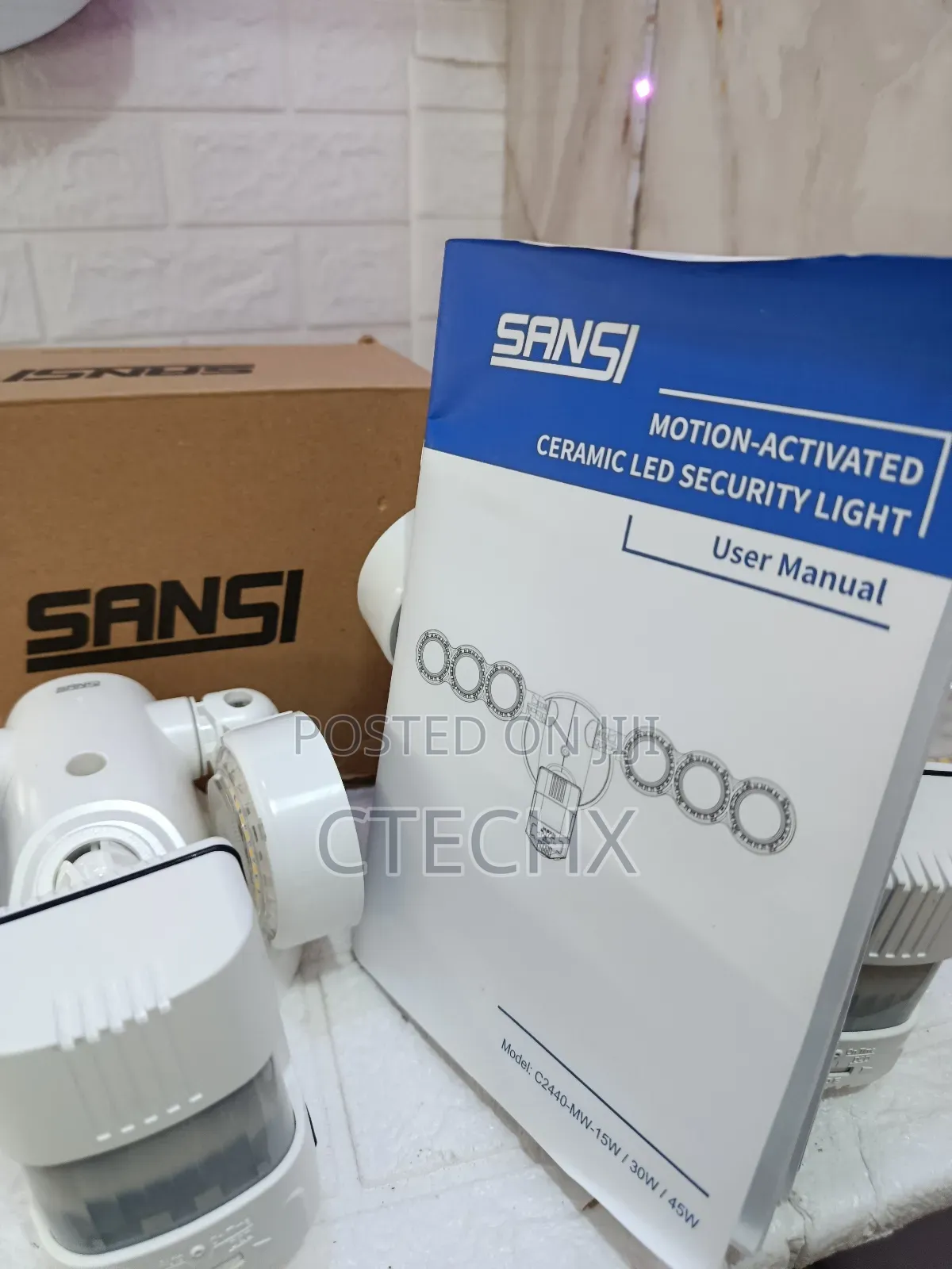 Sansi 25w Motion Sensor Outdoor Flood Light