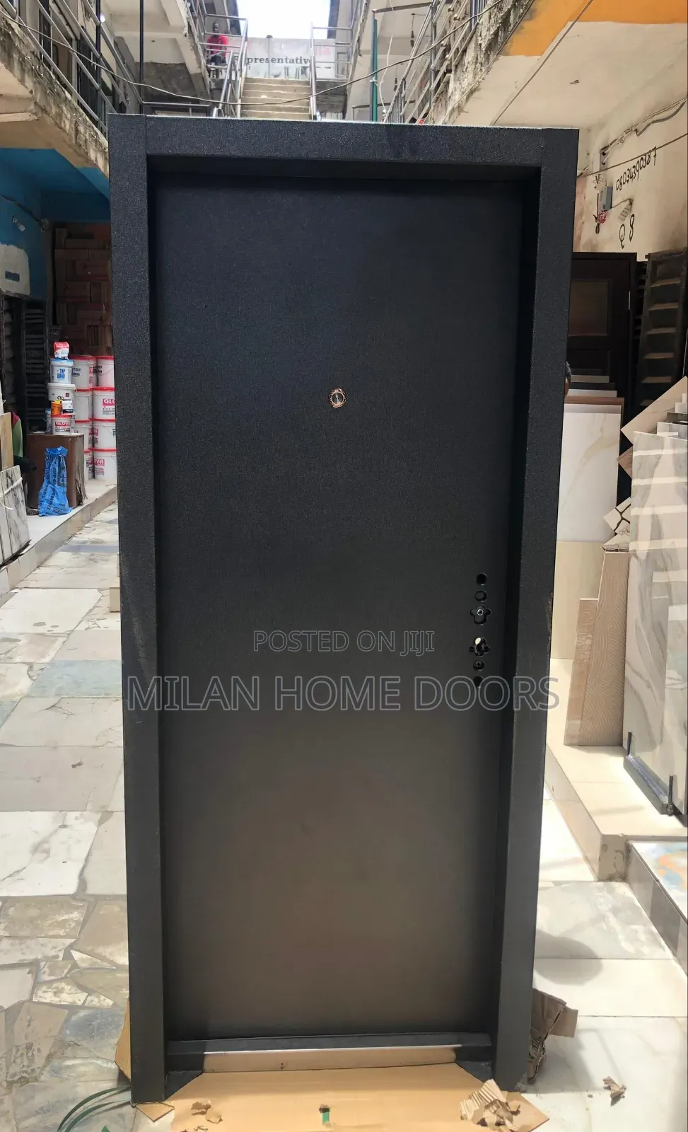 3ft Jiuhua Steel Security Door 9" Frame Size