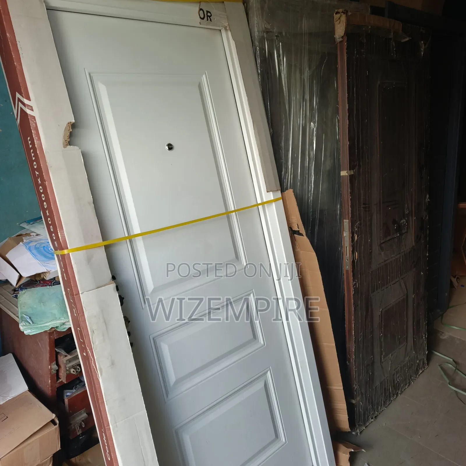3ft White Steel Security Doors Available