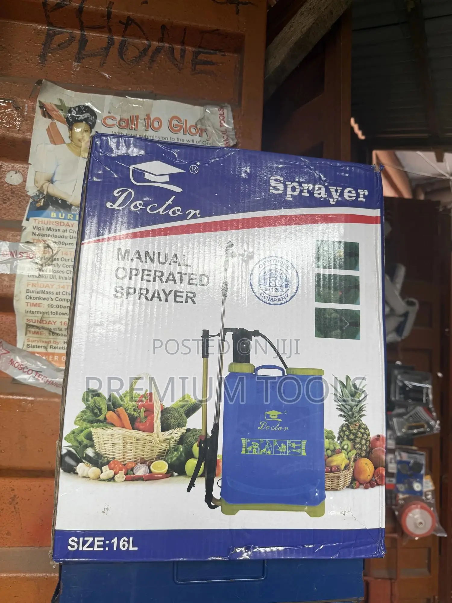 Doctor Brand Manual-operated Knapsack Sprayer 16l