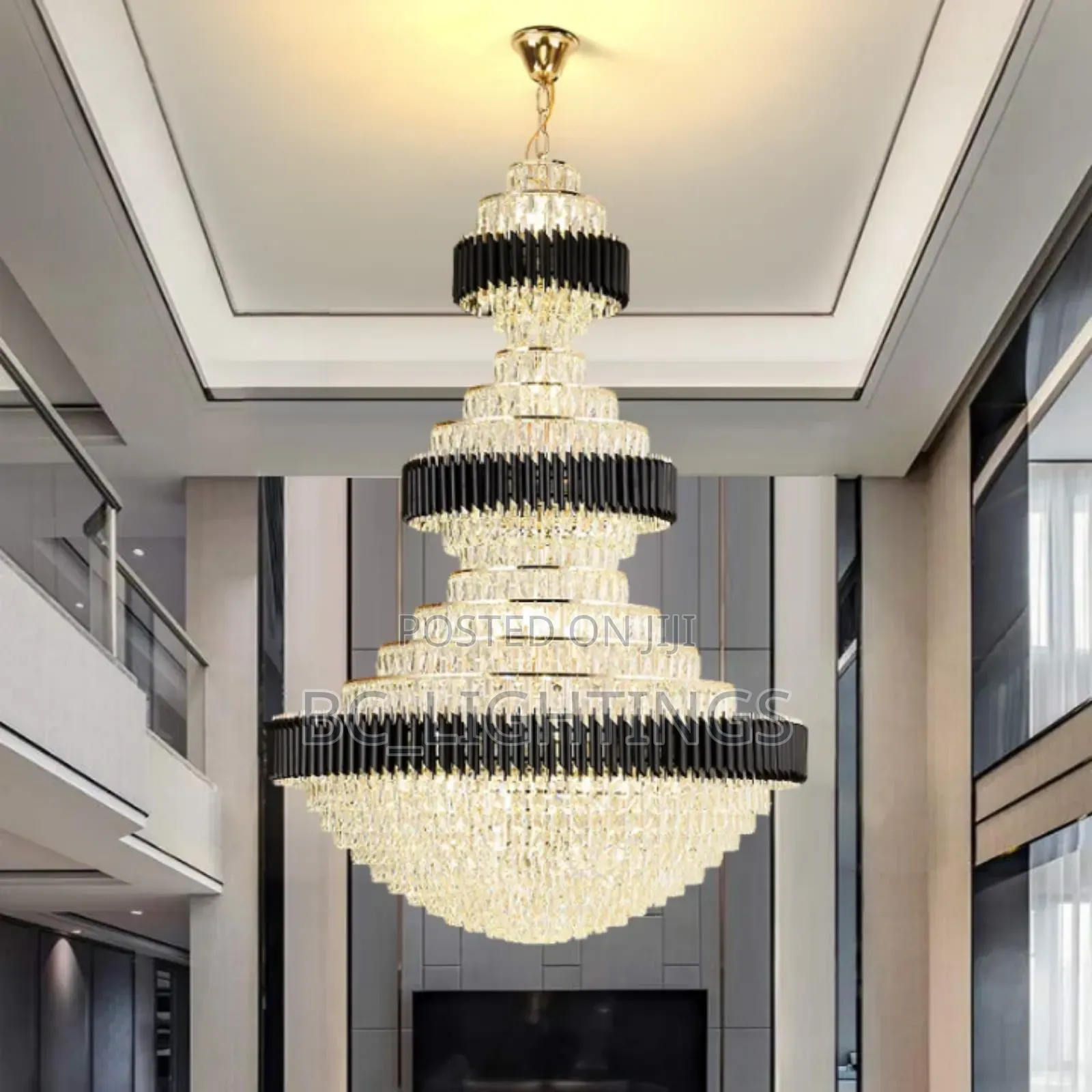 Luxury Crystal Chandelier Light 800mm 3 Steps