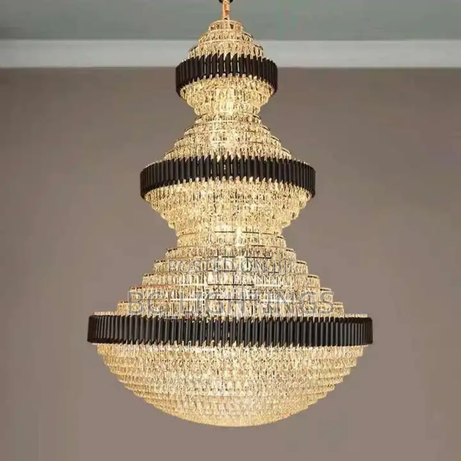 Luxury Crystal Chandelier Light 800mm 3 Steps