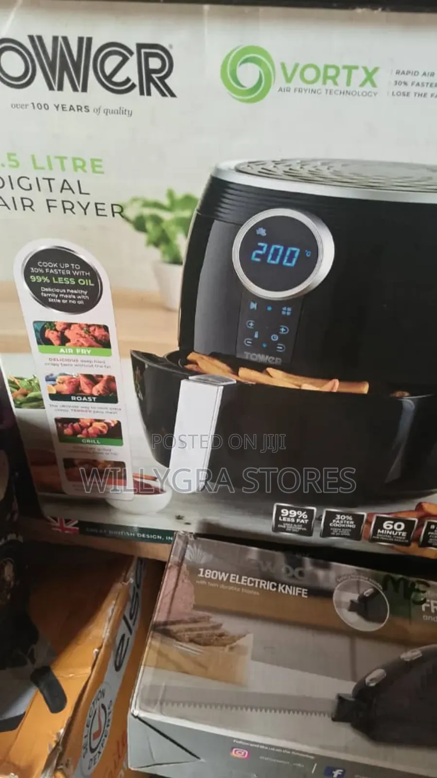 Tower Digital Air Fryer Oven With Rapid Air Circulation