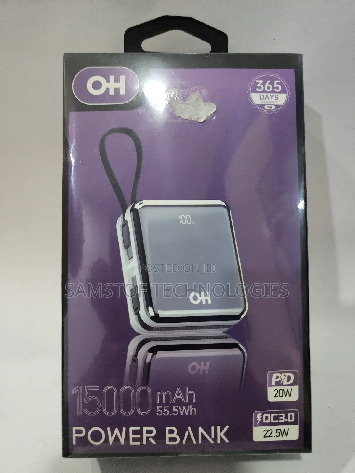 Oh Mobility Power Bank 15000mah Model Hx09