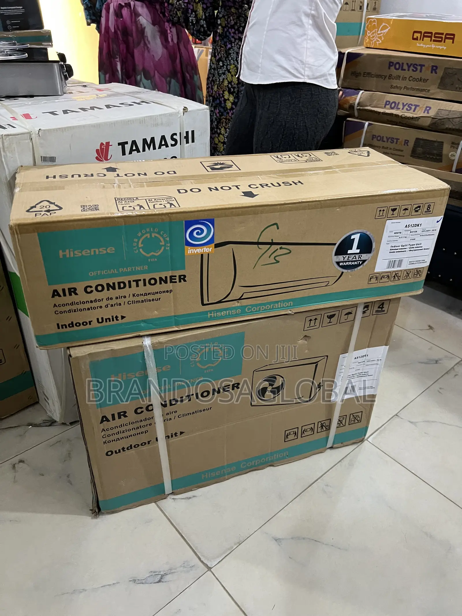 Brand New Hisense Inverter Ac 1.5hp As12dk1 Clean Air Cooling