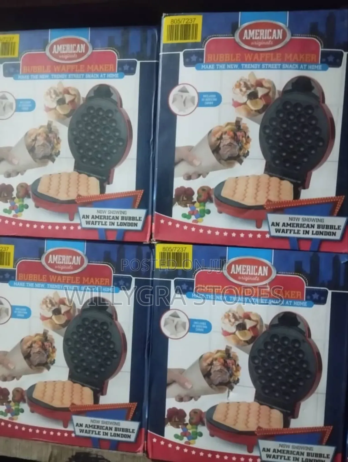 American Originals Bubble Waffle Maker -1000w