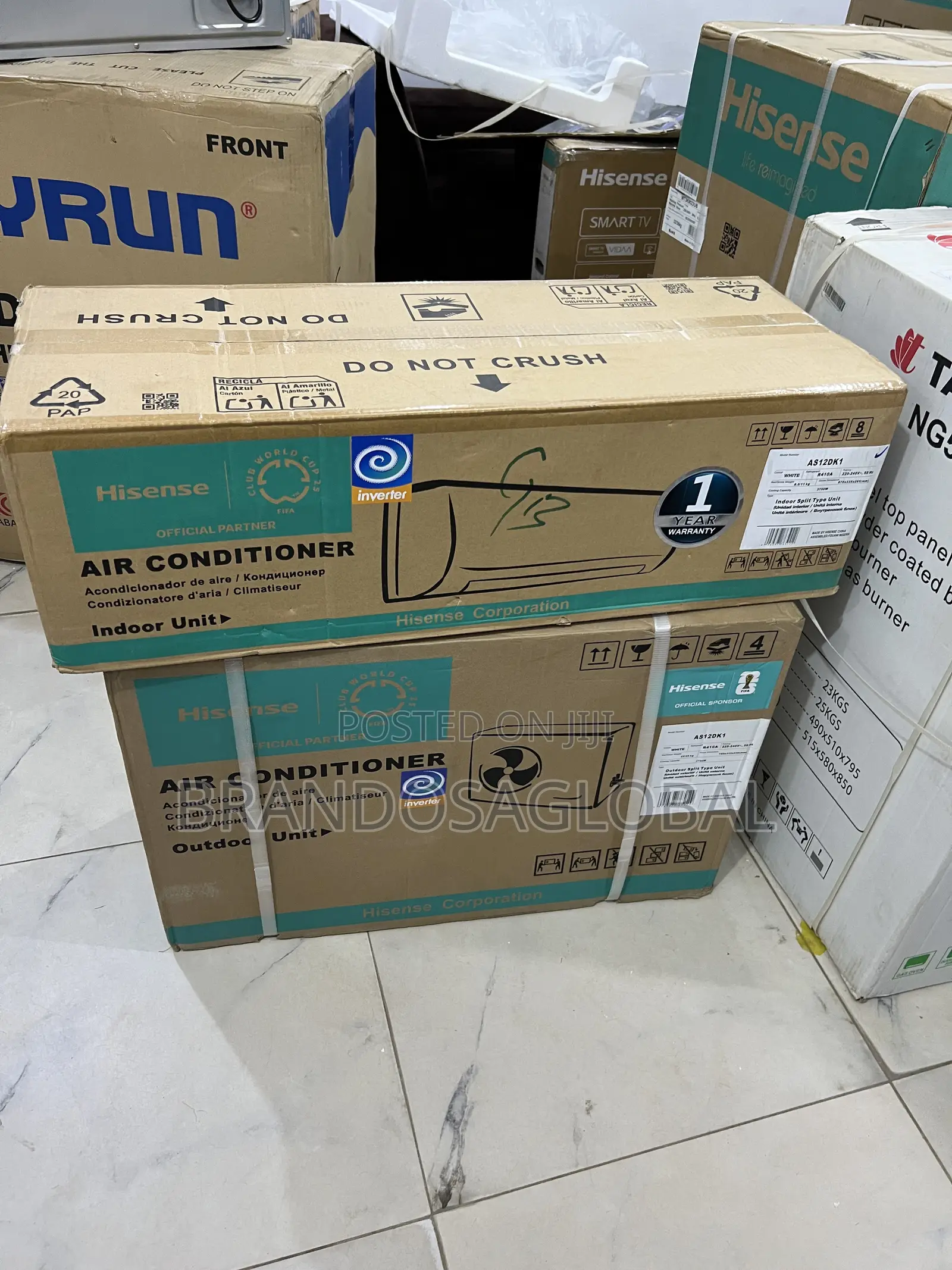 Hisense 1.5hp Inverter Ac As12dk1 Strong Cooling Output