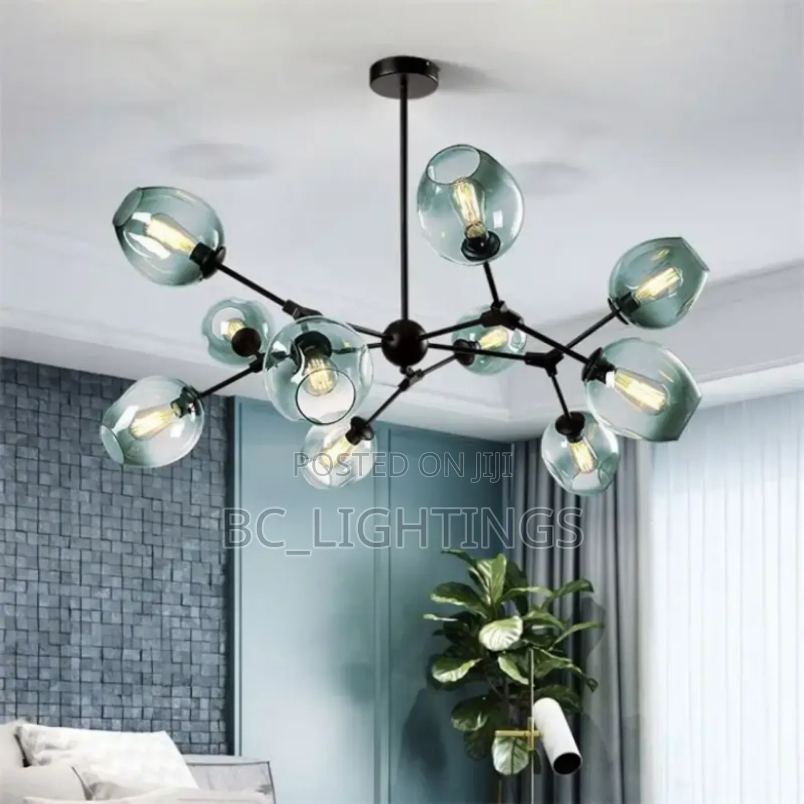 Modern Nordic Glass Chandelier Light
