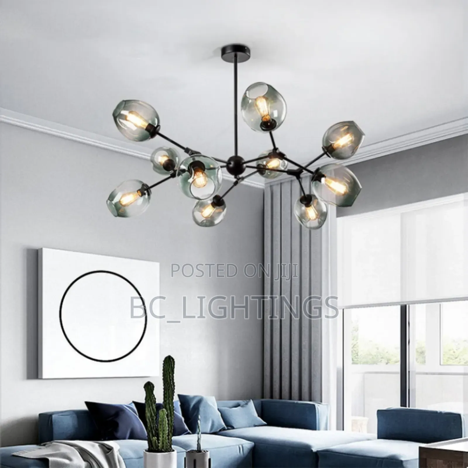 Modern Nordic Glass Chandelier Light