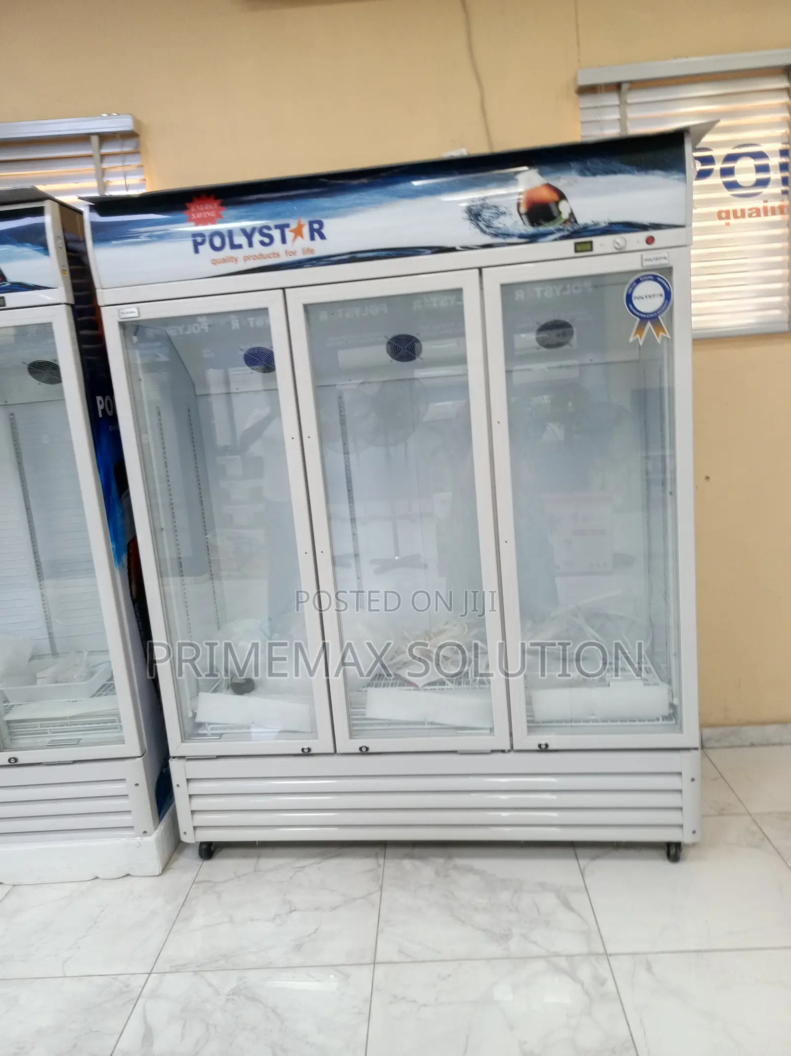 Polystar Pv-Cs1275dd3l 1055litres Glass Door Refrigerator