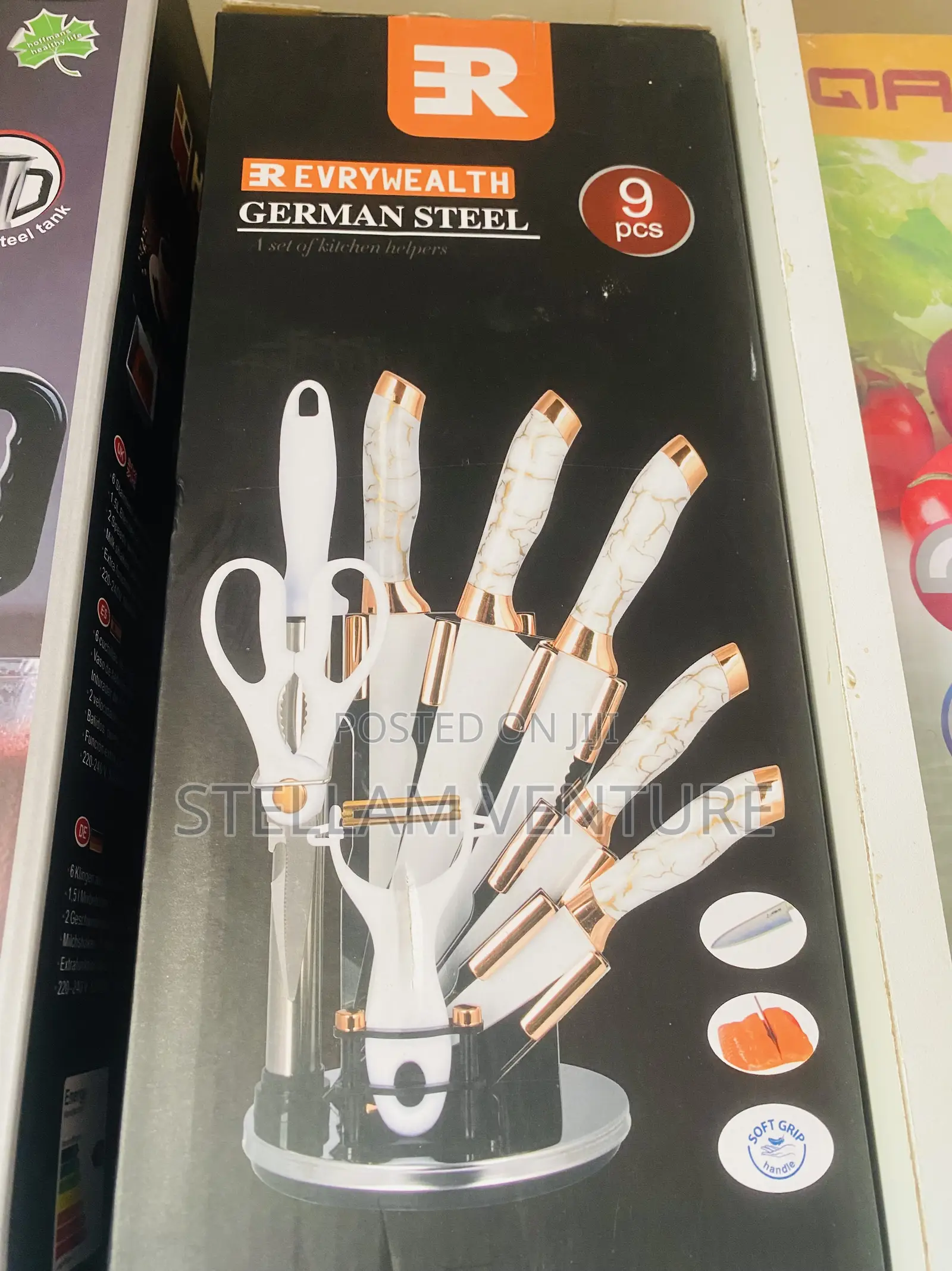 Kitchen Knives and Peeler Set