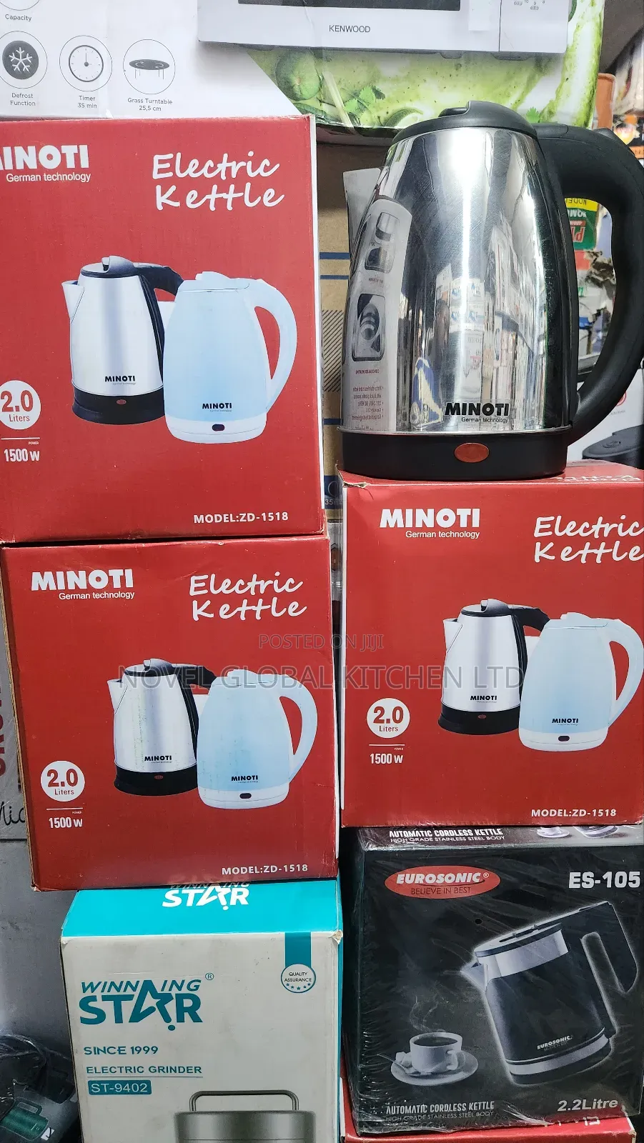 2.0l Capacity Minoti Electric Kettle
