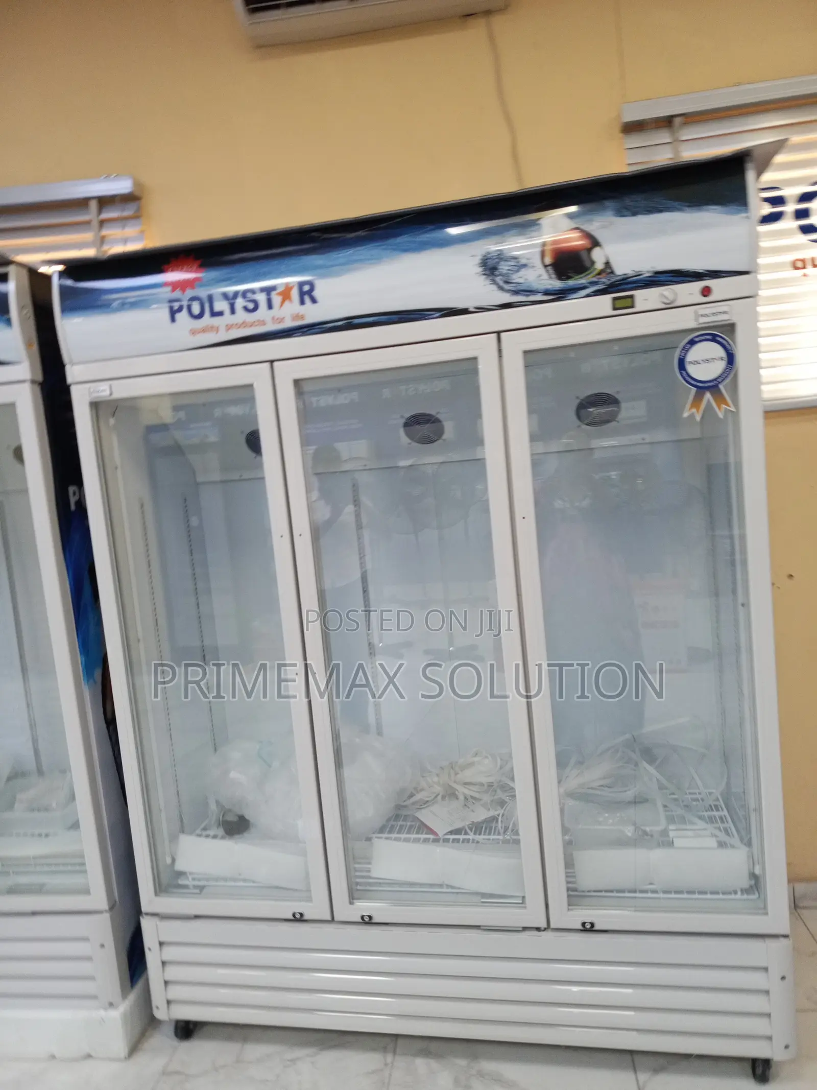 Best Price Polystar 1055l 3-Door Showcase Refrigerator 2025