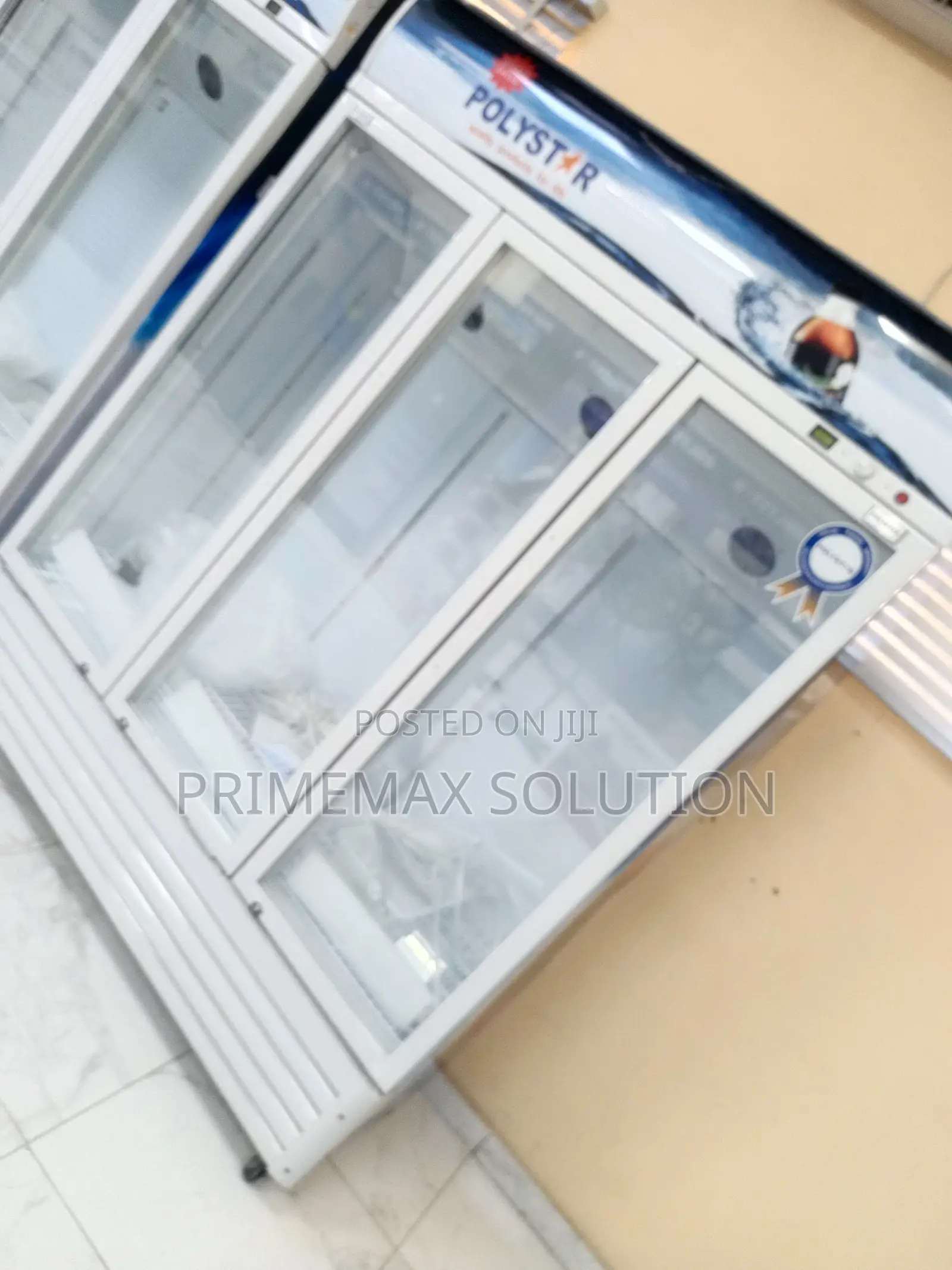 Polystar Commercial Grade 1055l Triple Door Showcase Fridge