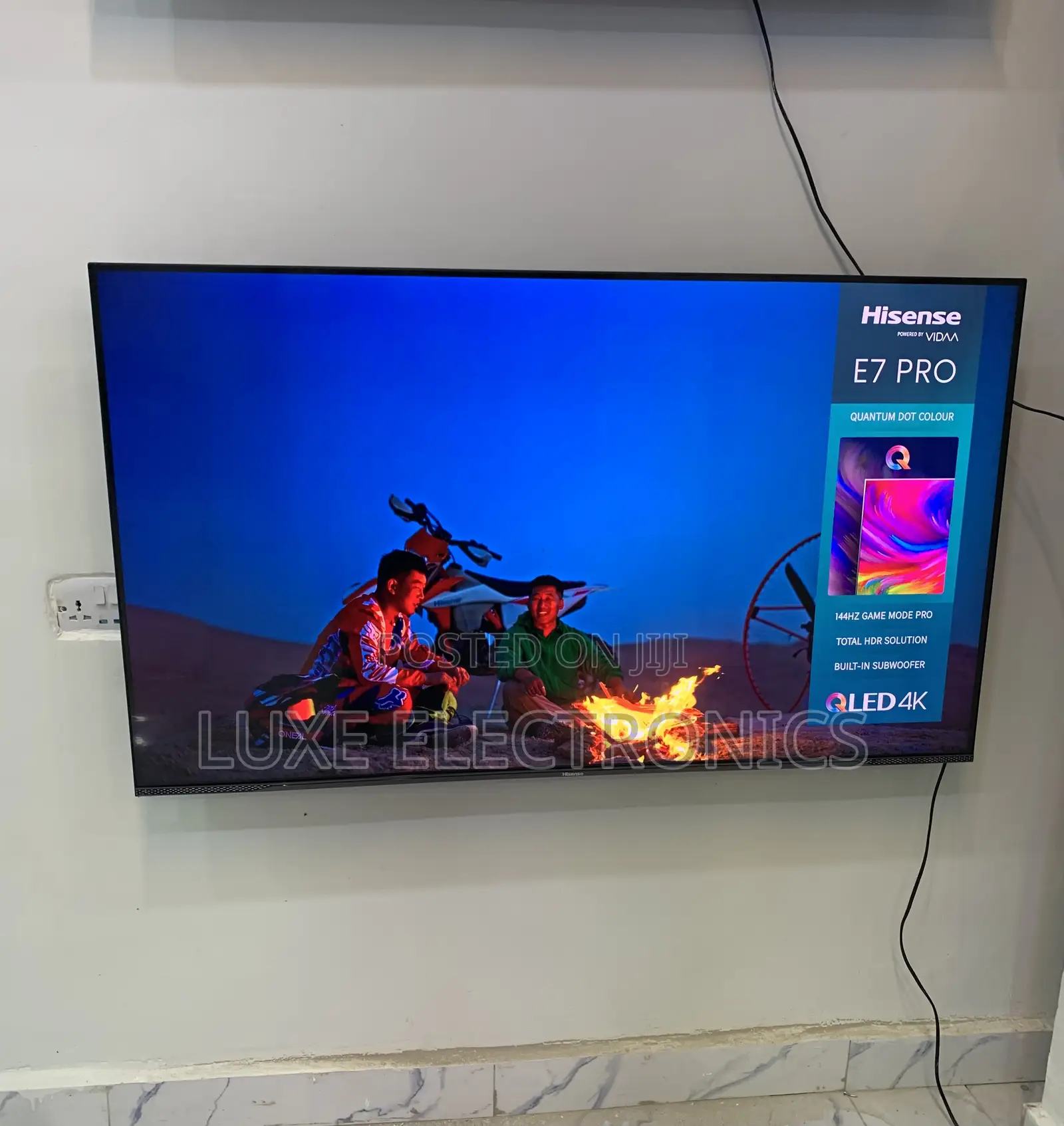Hisense 55 Inch E7 Pro Qled 4k Smart Tv 2025 Model Uk Used