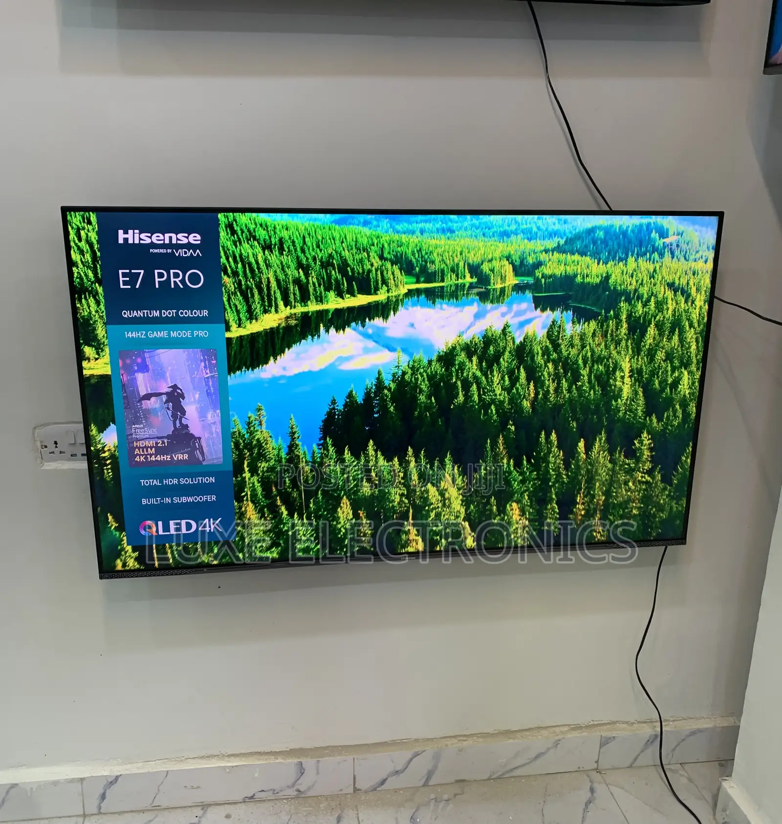 Hisense 55 Inch E7 Pro Qled 4k Smart Tv 2025 Model Uk Used
