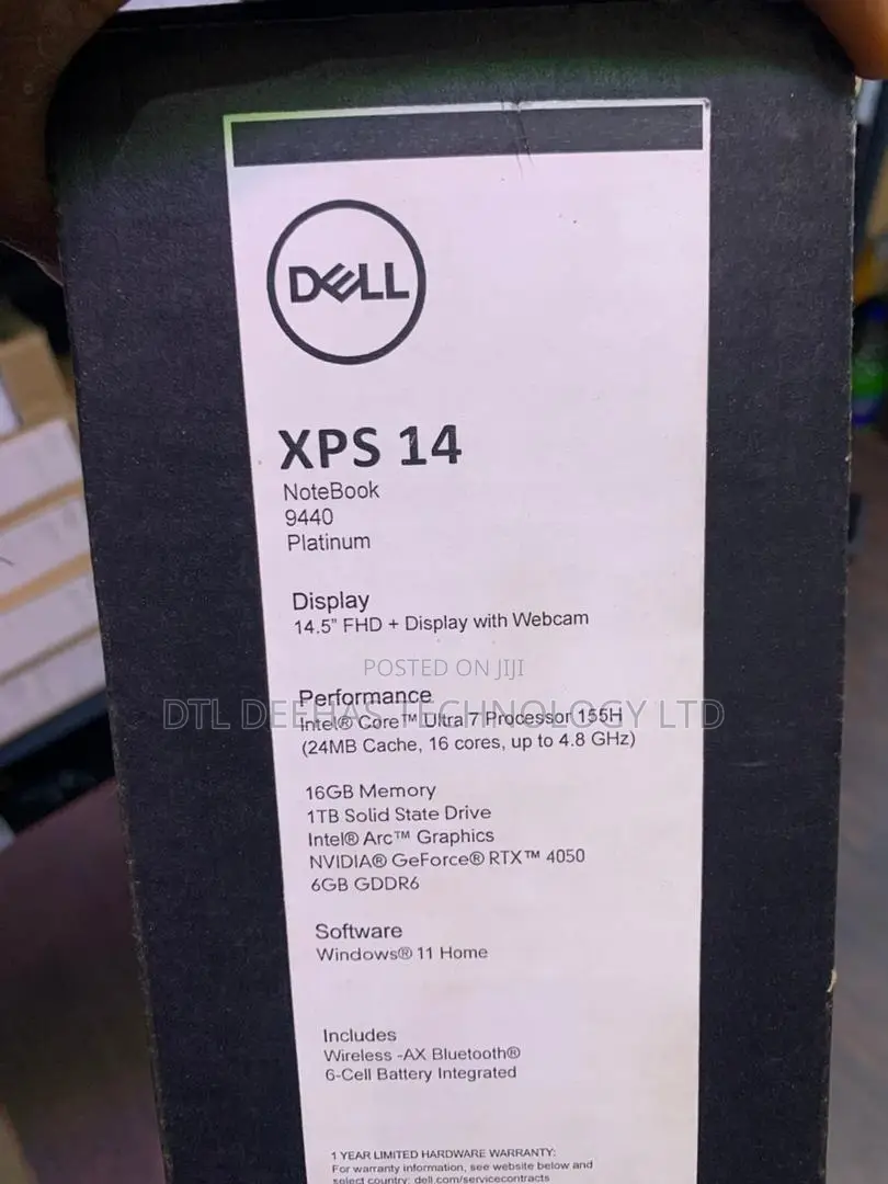 New Laptop Dell XPS 14 9440 16GB Intel SSD 1T