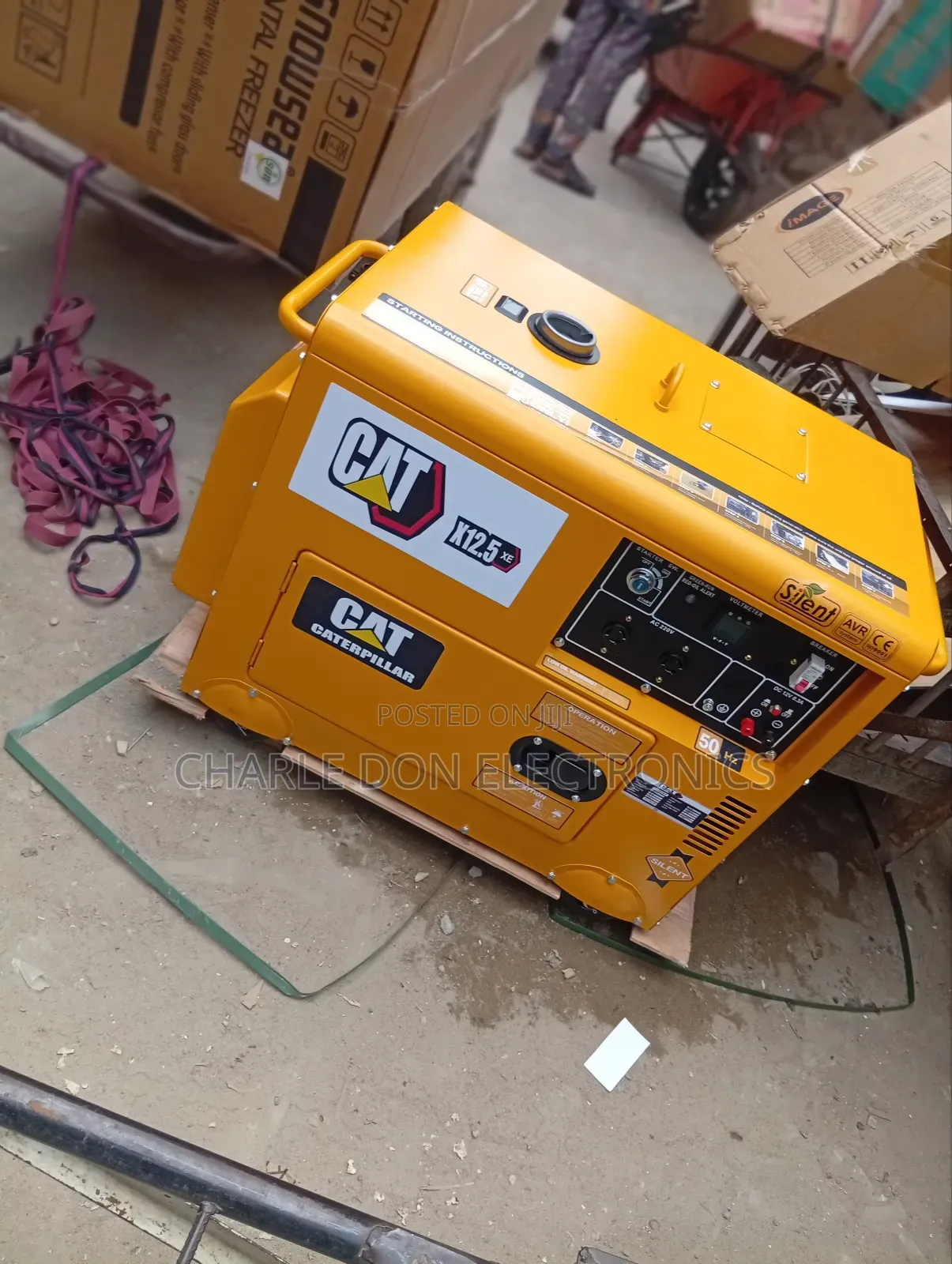 Original 12kva Cat Diseal Soundproof Generator