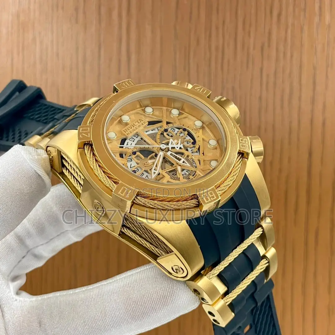 Invicta Quality Luxury Chronograph Men Wristwatch