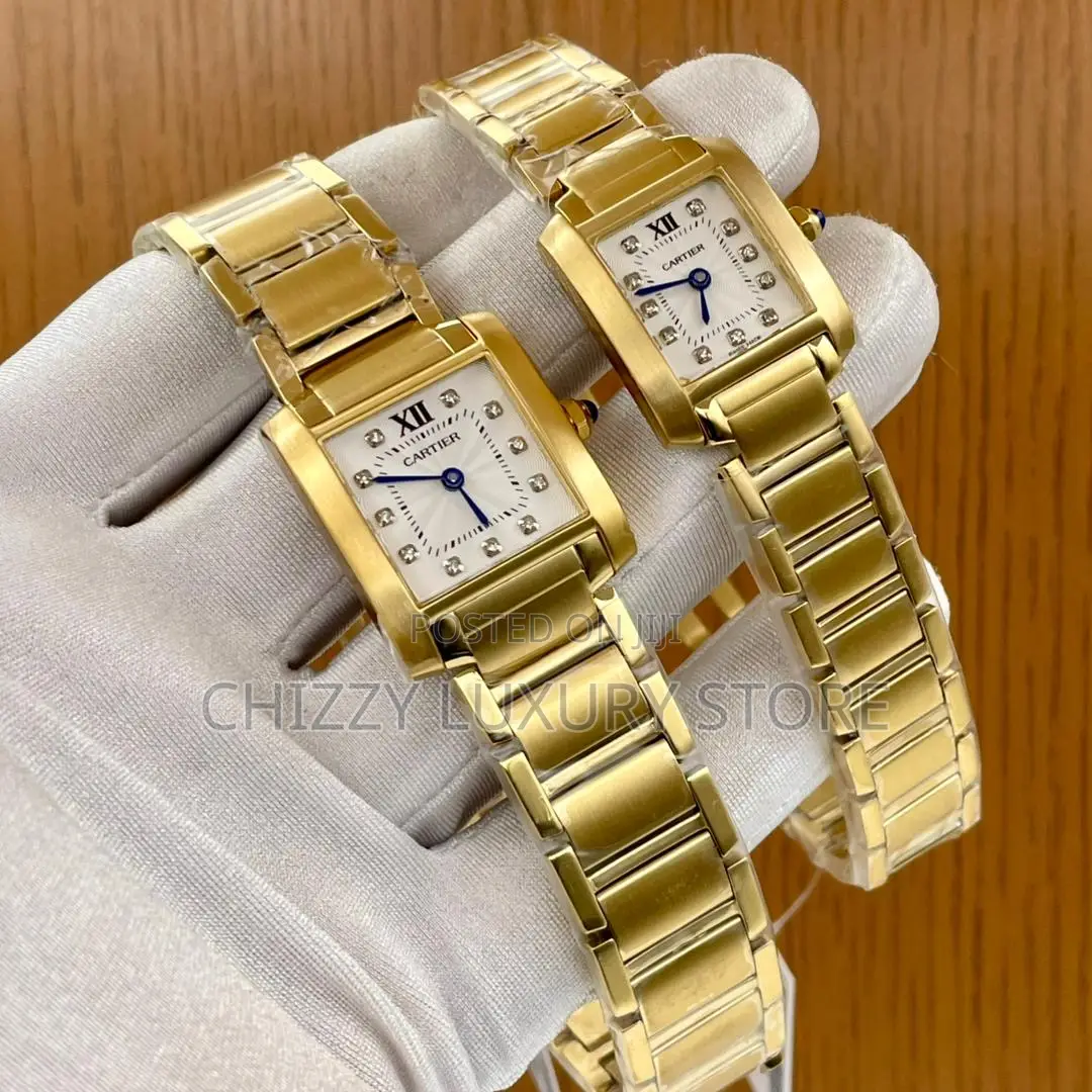 Cartier Quality Luxury Ladies Chain Strap Wristwatch