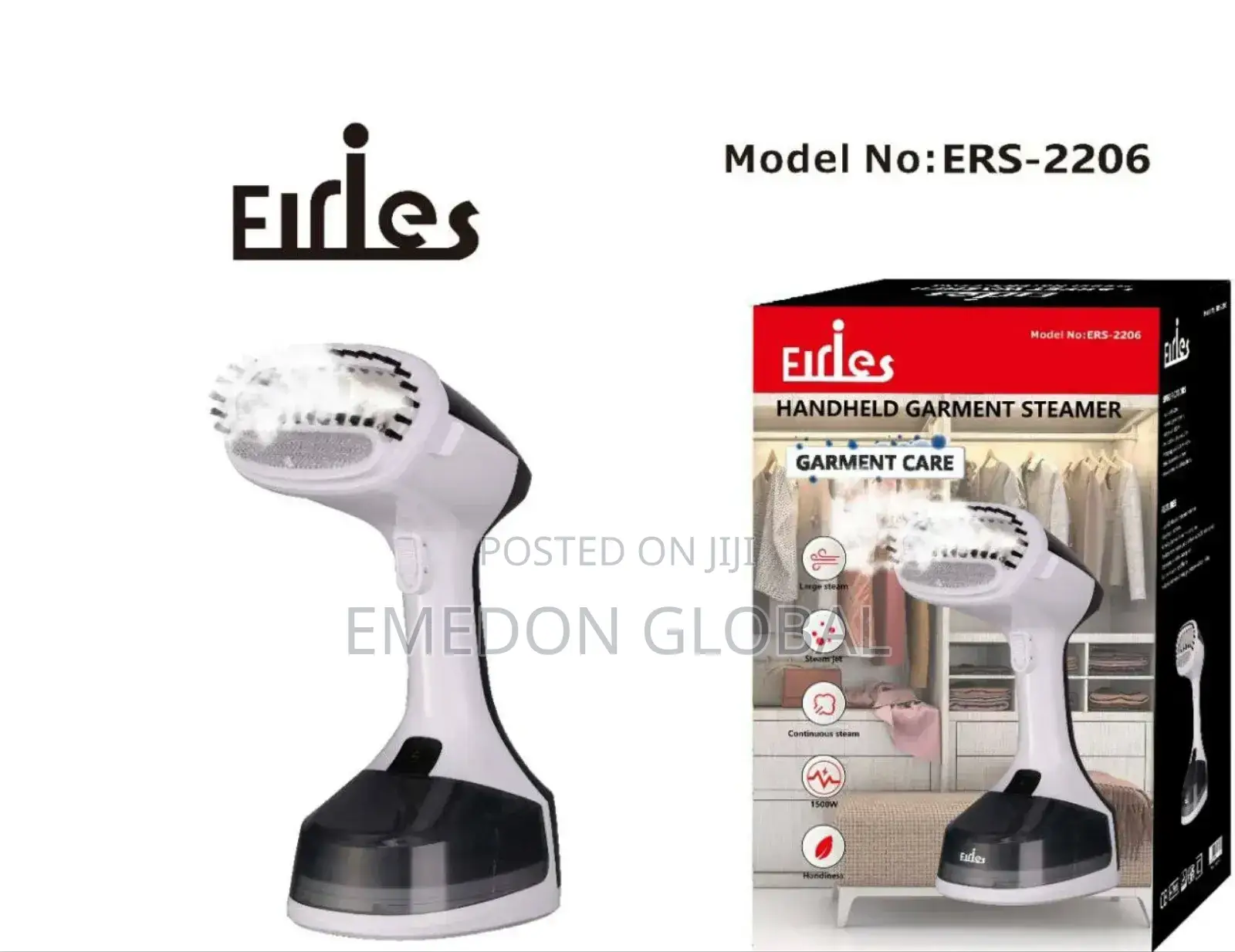 Eiries Premium Handheld Garment Steamer Electric Steam Iron