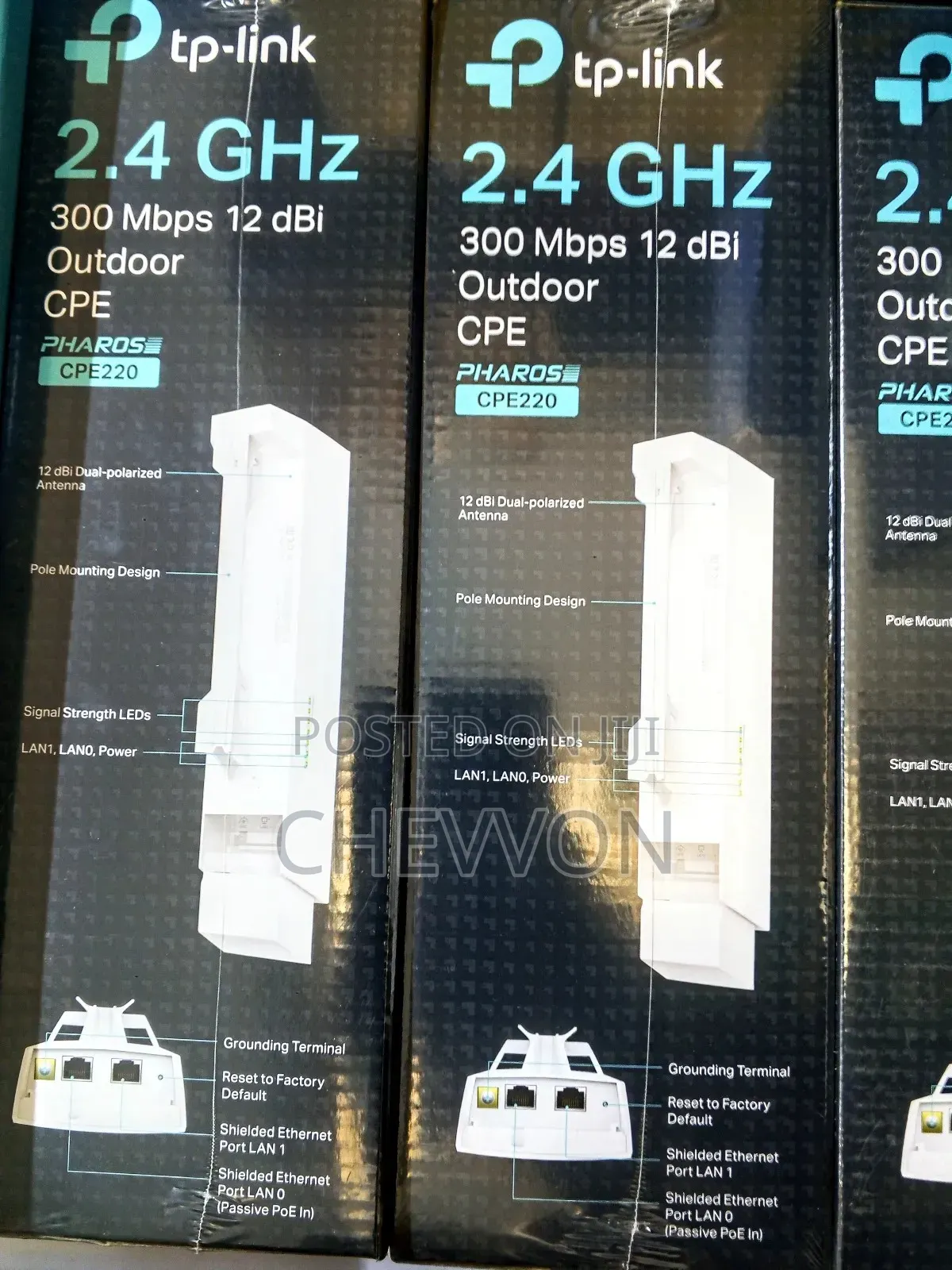 Tp-Link Cpe220 | 2.4ghz Outdoor Cpe | 300mbps |12dbi High-Gain Antenna