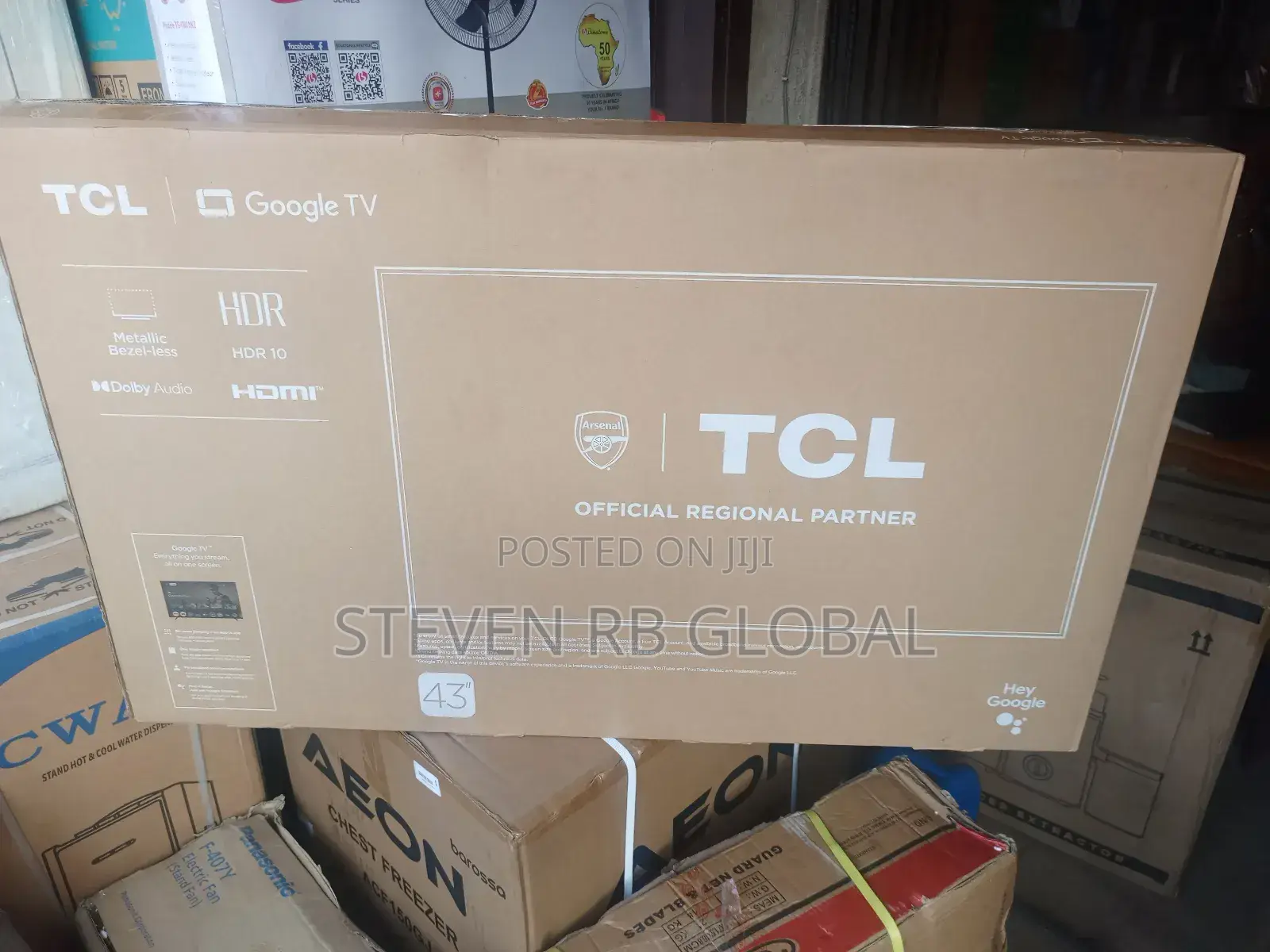 TCL 43′′ Inch Qled Smart Google Tv 2025 (43s5k)