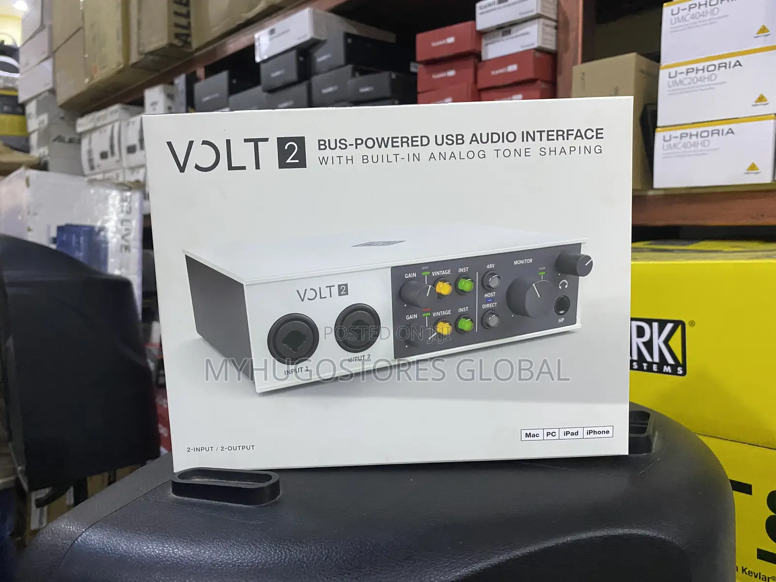 Universal Audio Volt 2 Usb-C Audio/Midi Interface