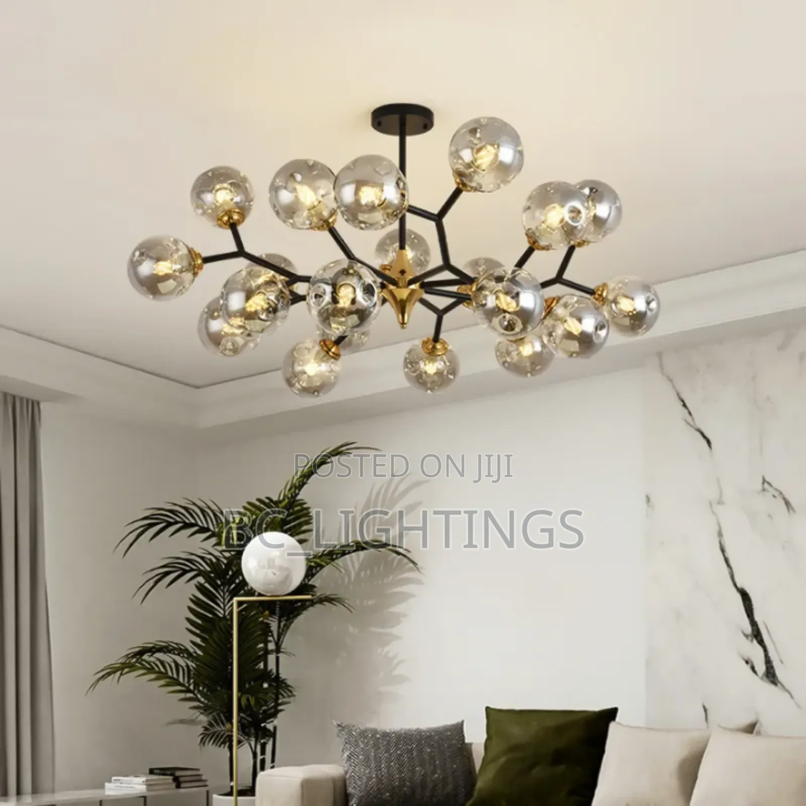 Modern Luxury Glass Led Chandelier Light