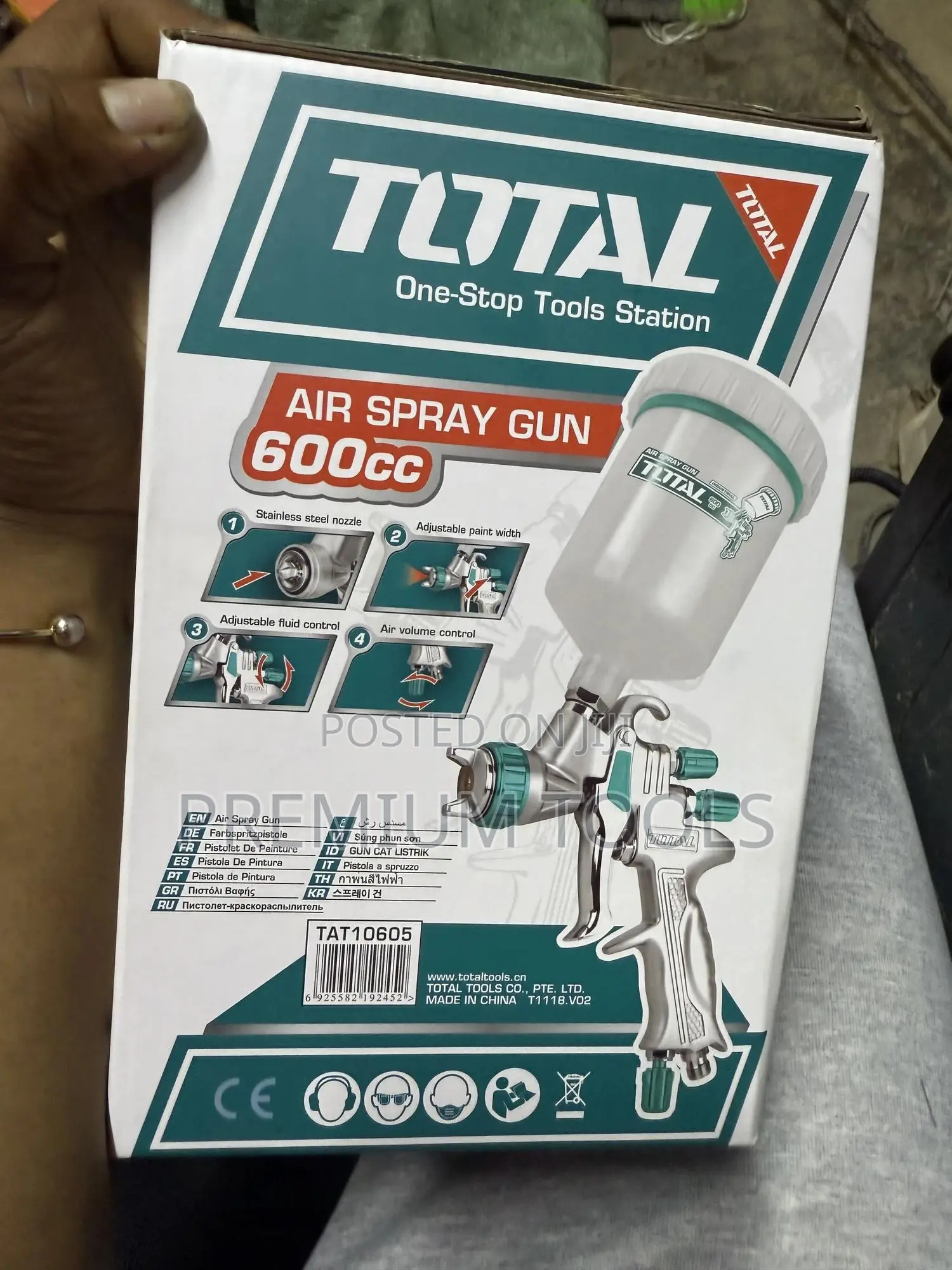 Total Air Spray Gun 600cc