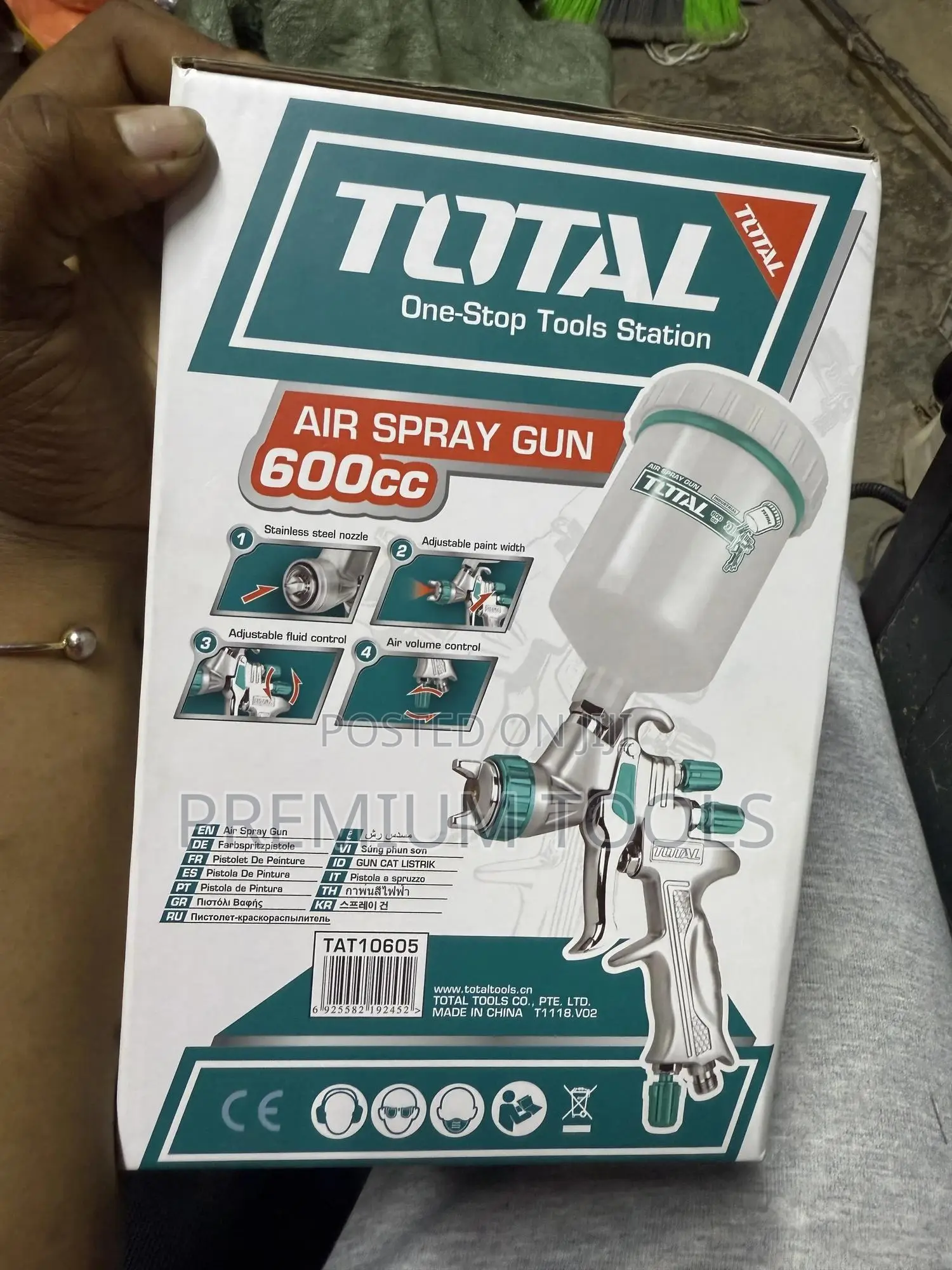 Total Air Spray Gun 600cc